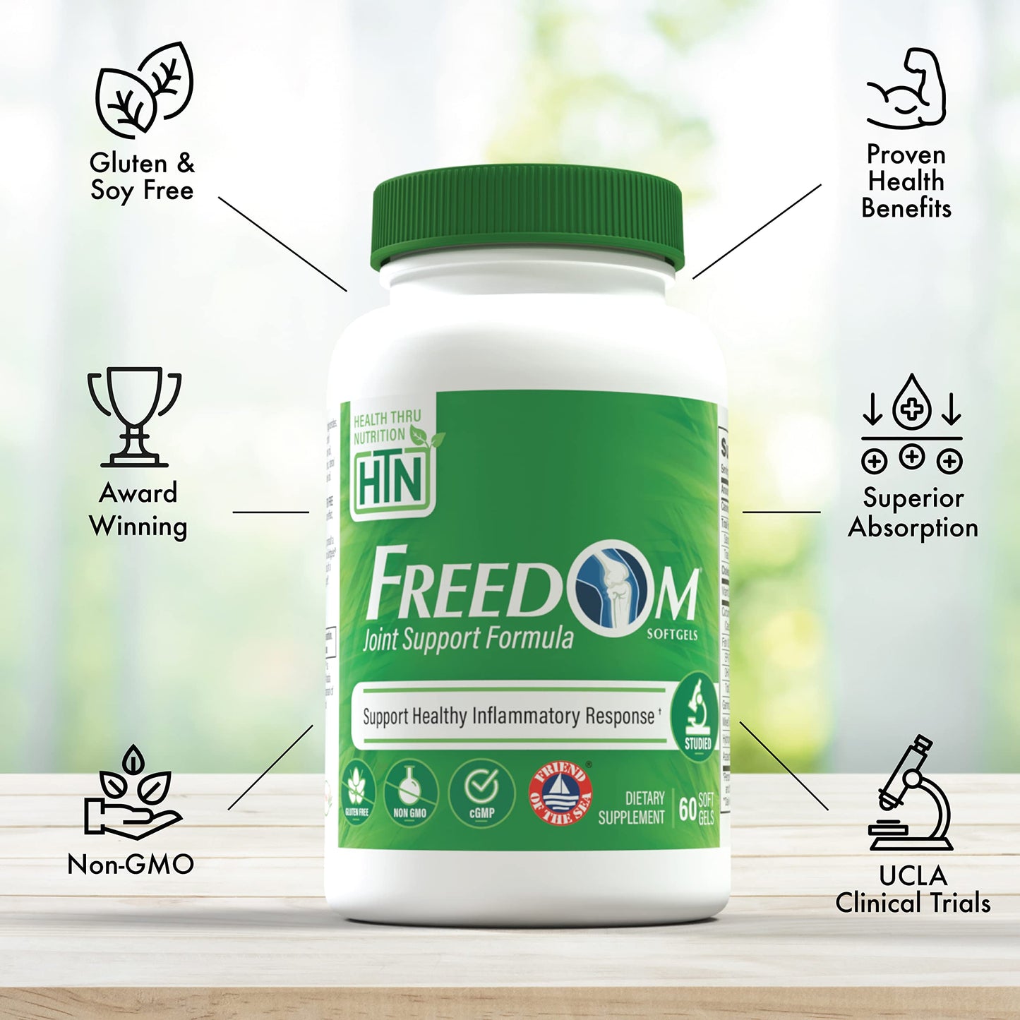 Health Thru Nutrition Freedom Complex Softgels 60 Count
