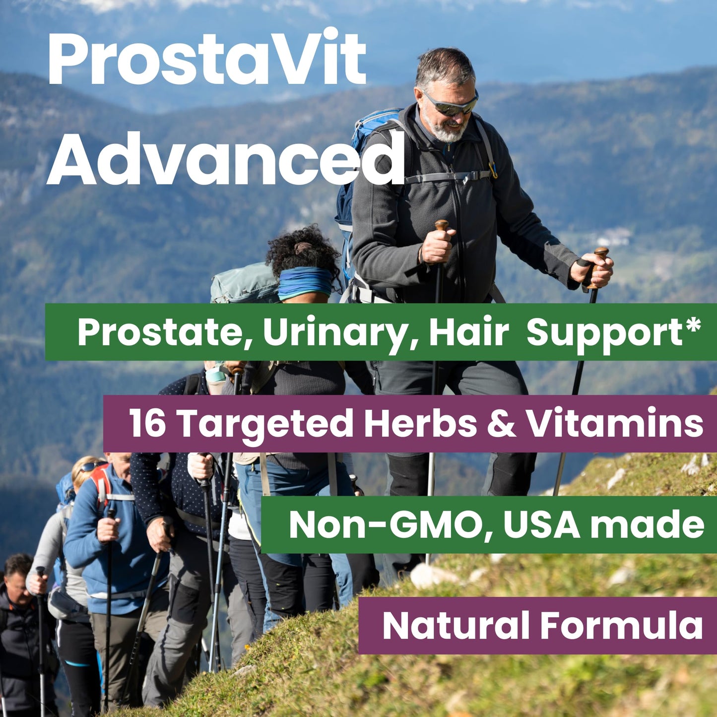 AlphaHealth+ Prostavit Prostate Support Supplement Capsule 60 Count