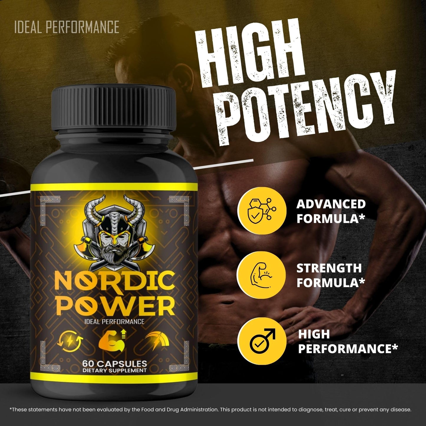 IDEAL PERFORMANCE Nordic Power Capsules 120 Capsules