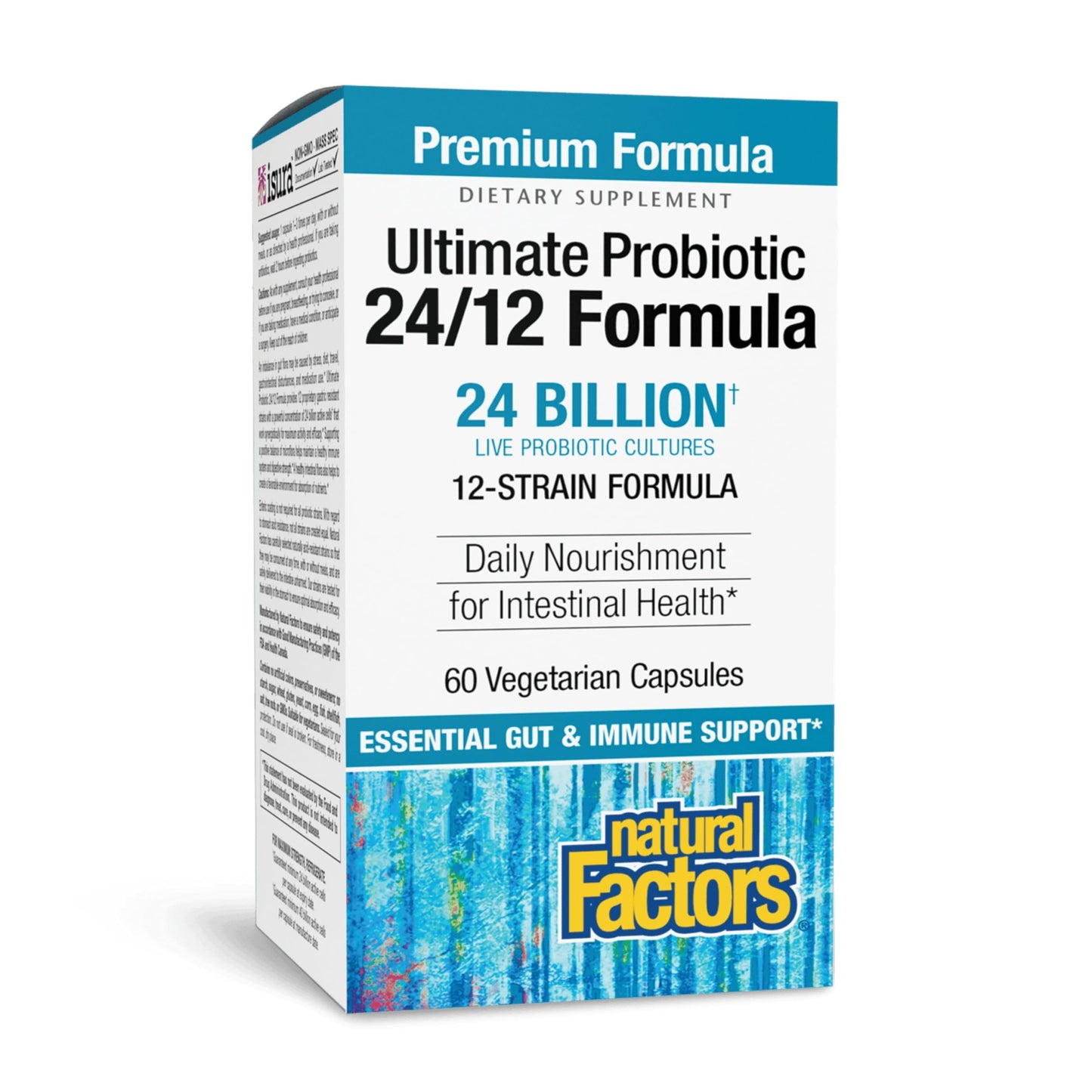 Natural Factors Ultimate Probiotic 24/12 Formula, 60 Capsules
