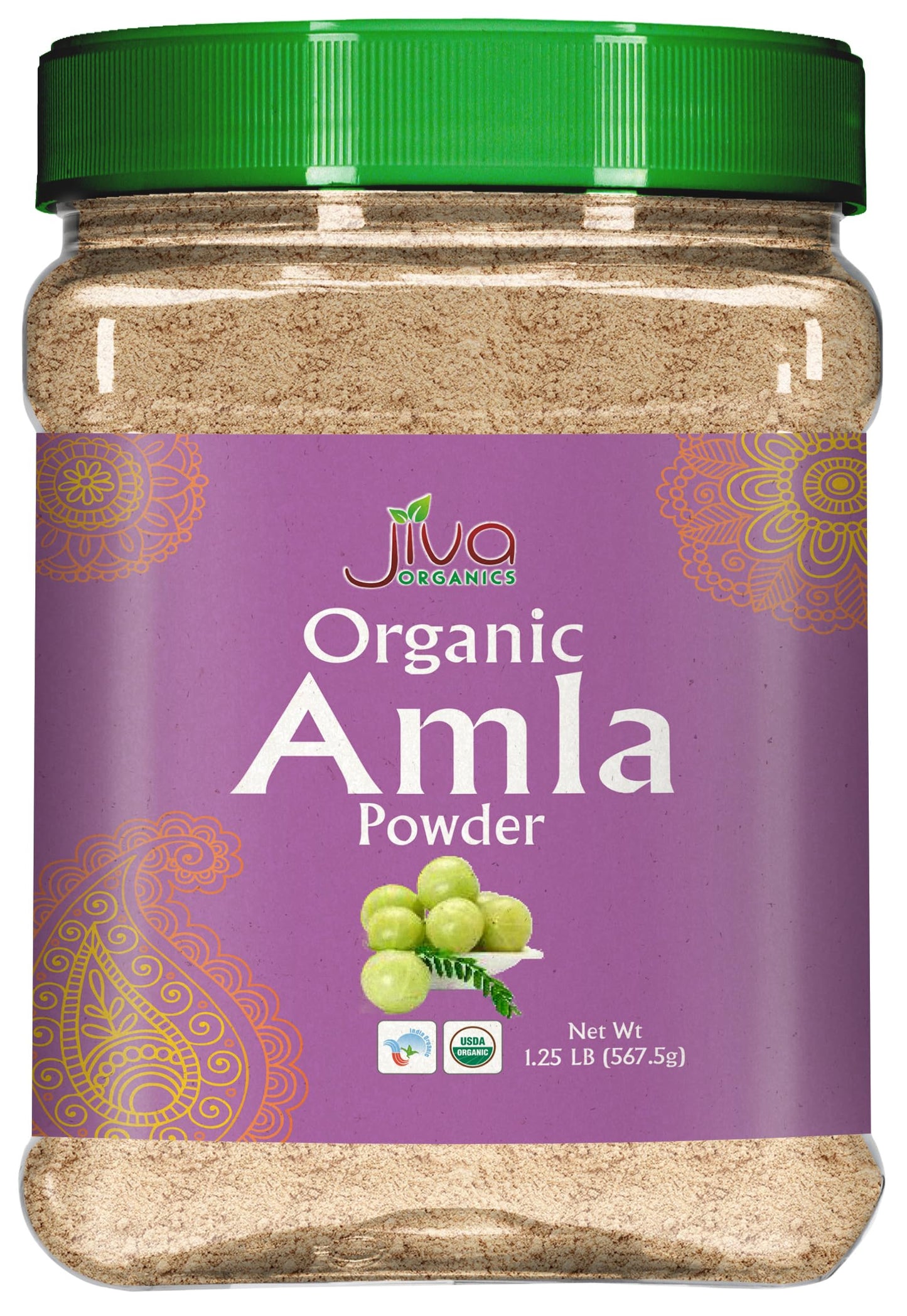 Jiva Organics Organic Amla Powder (Powder) 20 oz