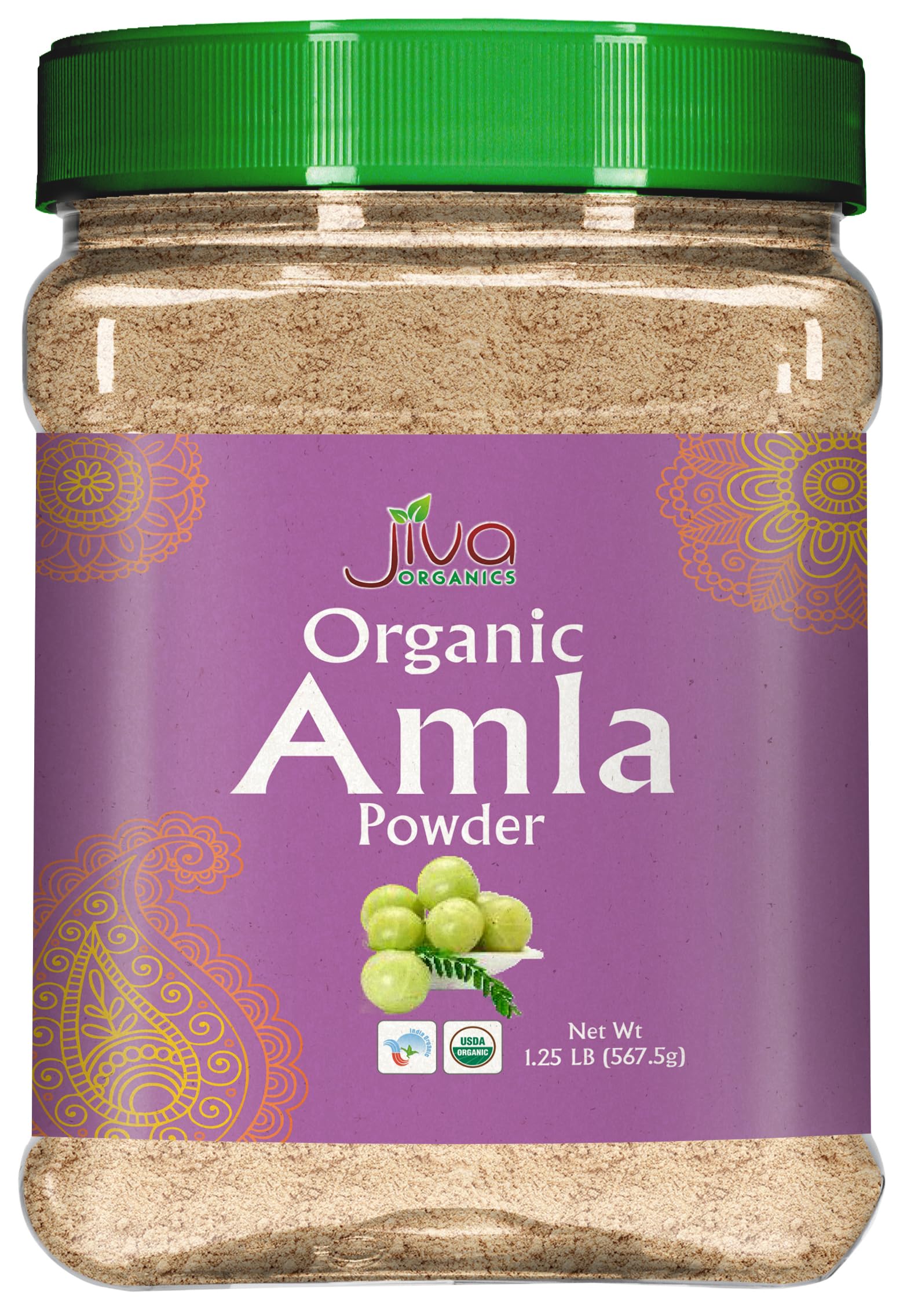Jiva Organics Organic Amla Powder (Powder) 20 oz