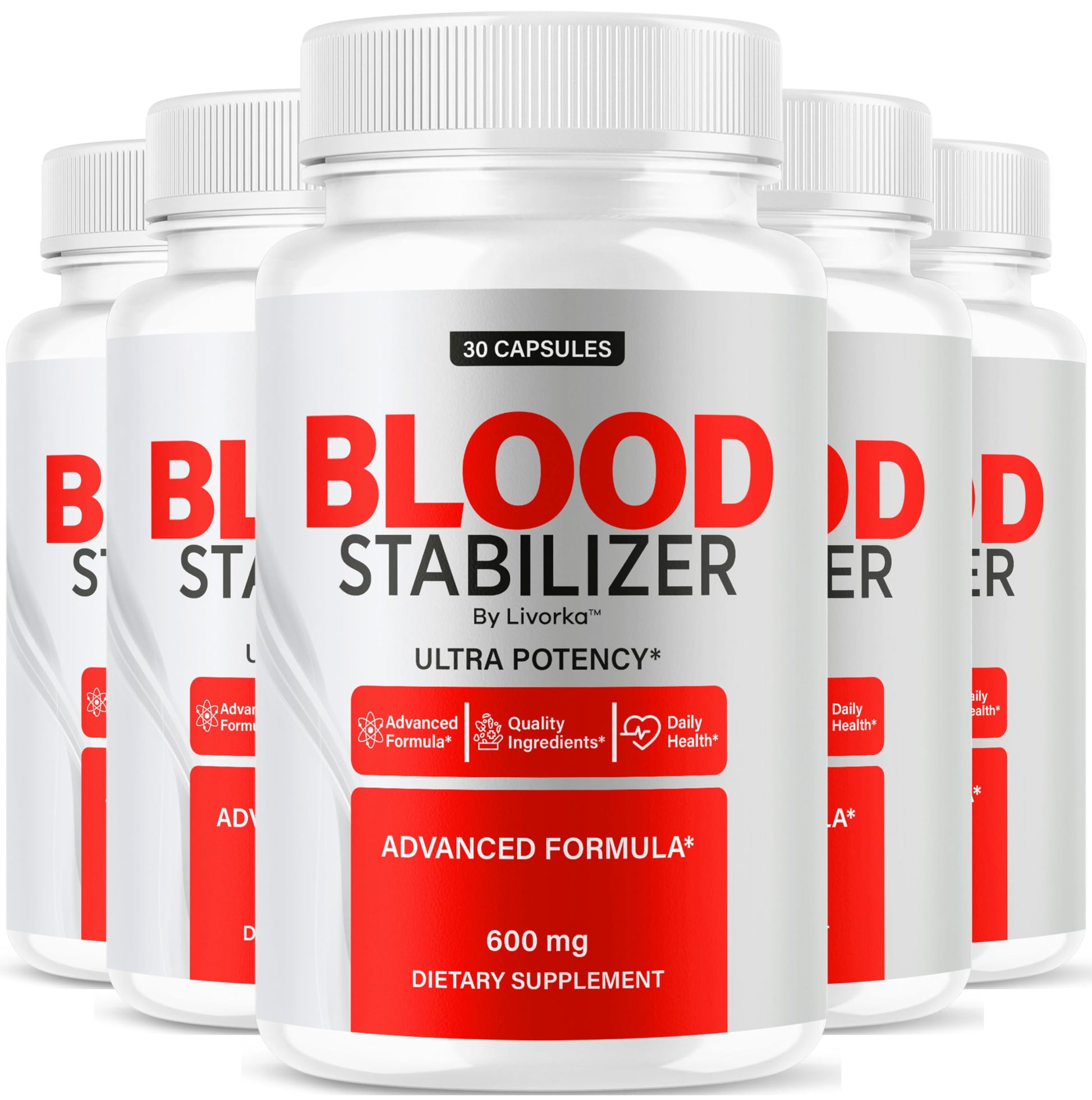 LIVORKA Blood Stabilizer Advanced Blood Formula Capsules, 150 Capsules