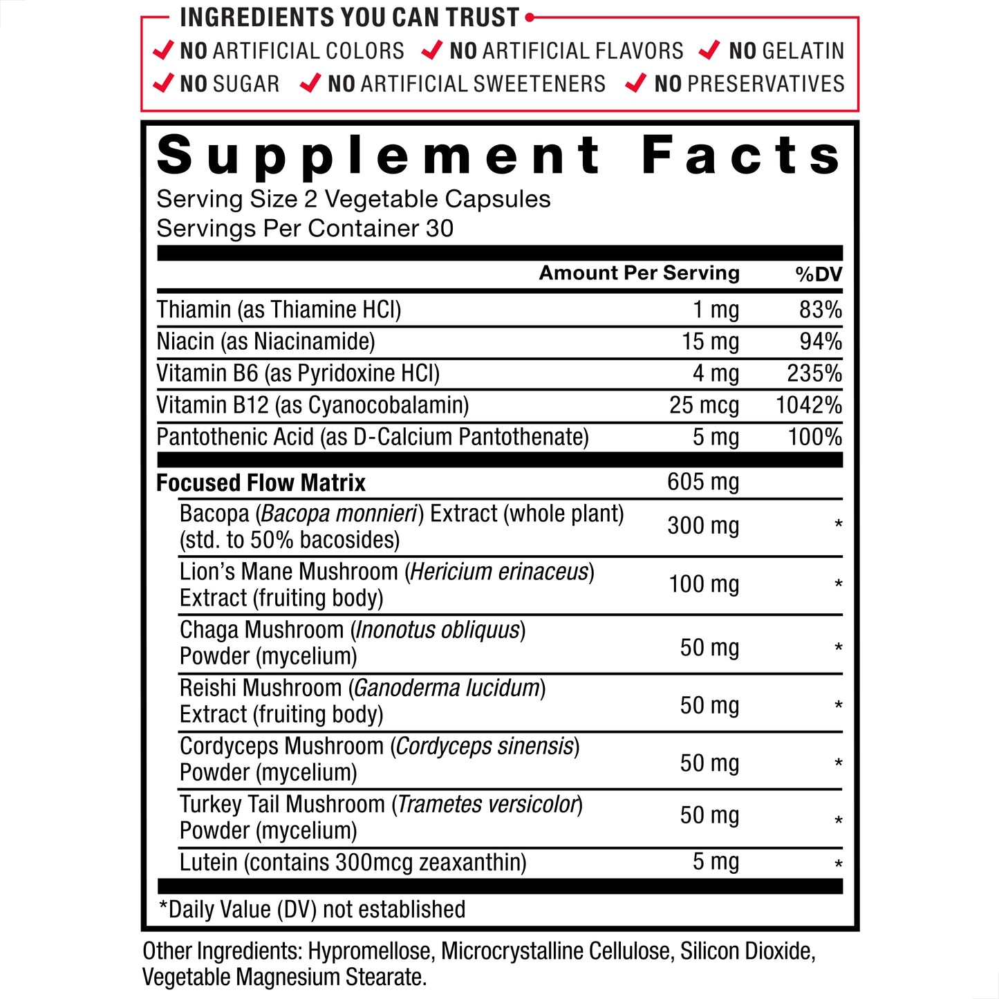Force Factor Forebrain Focus Brain Booster Capsule 60 Count