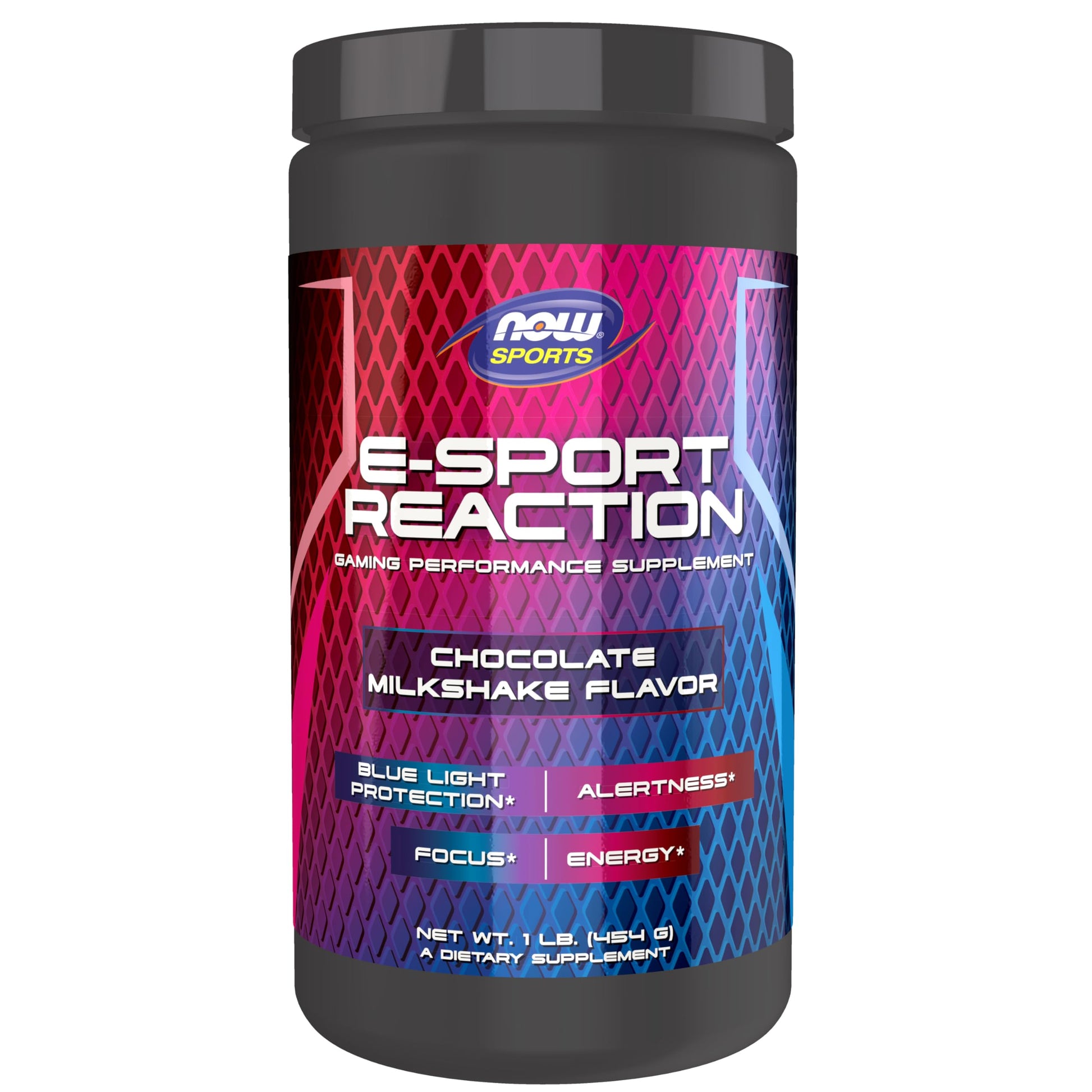 NOW Foods Esport Reaction Gaming Performance Supplement Powder, 16 oz
