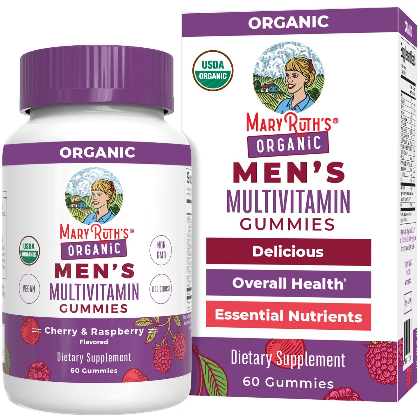 MaryRuth's Men's Vitamin Gummy, 60 Count