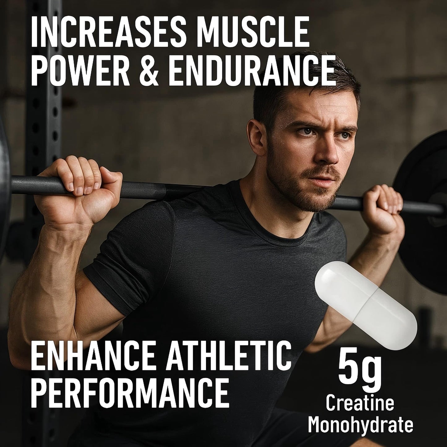 Heatonicel Creatine Monohydrate Capsules, 60 Capsules
