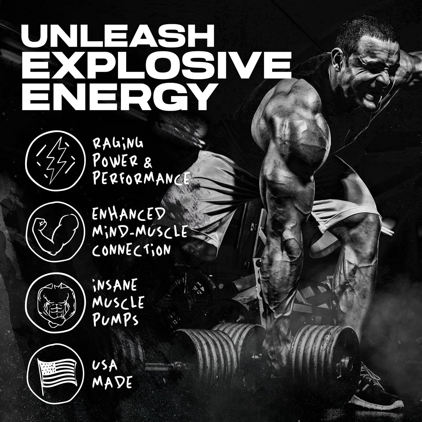AFTERDARK INHUMAN Pre-Workout Powder Watermelon, 9.07 Ounce