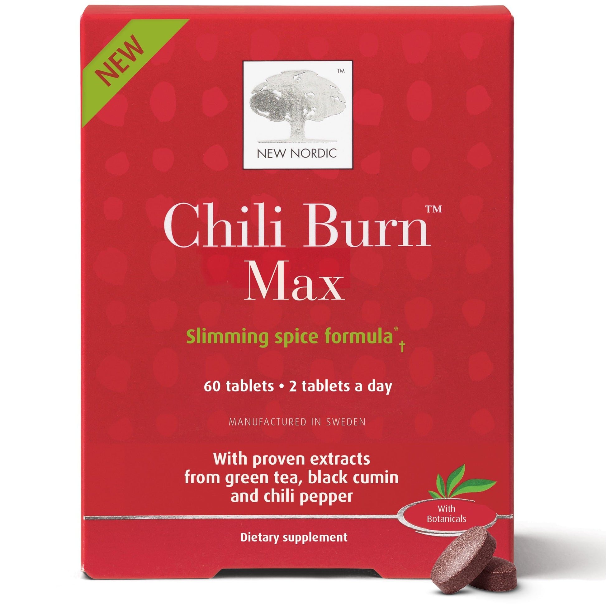 New Nordic Chili Burn Max Tablet 60 Count