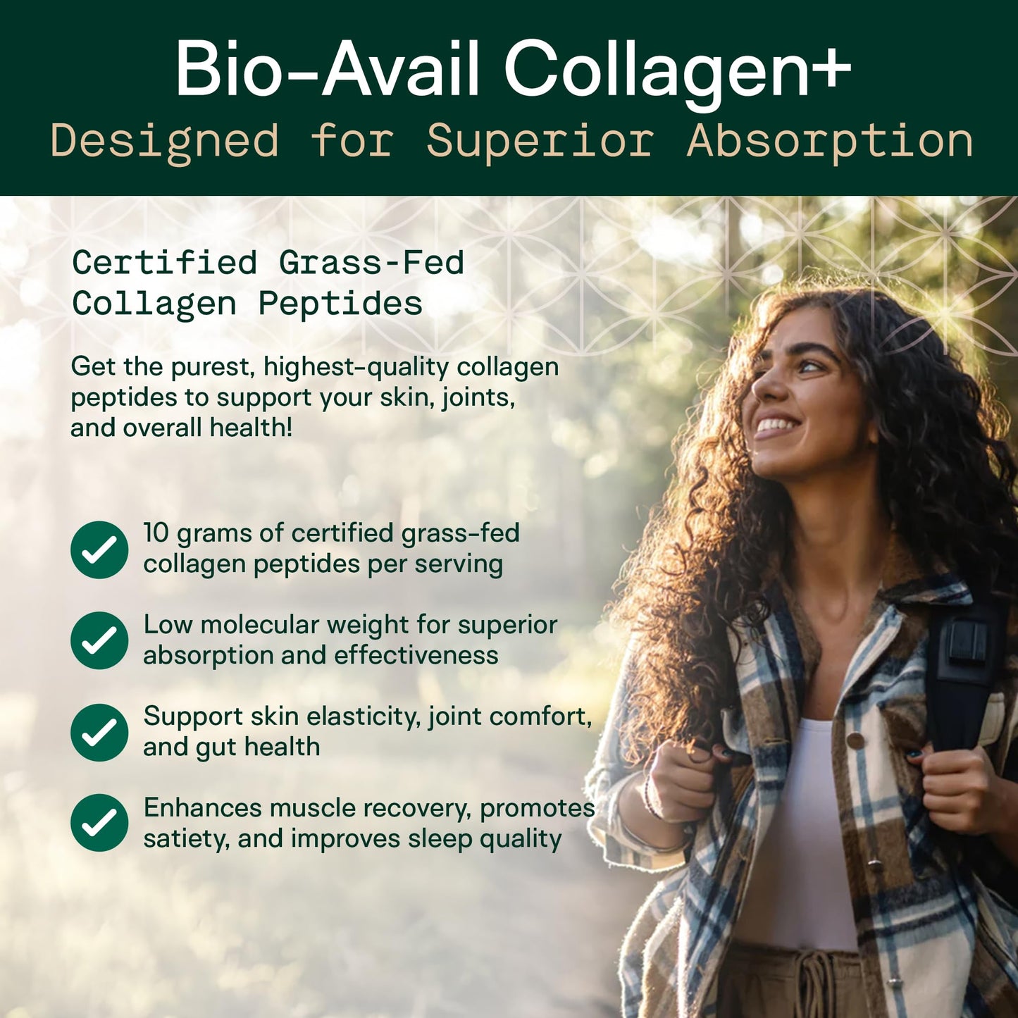 Adapt Naturals by Chris Kresser Bio-Avail Collagen+, Grass Fed Collagen Peptides Powder 10.58