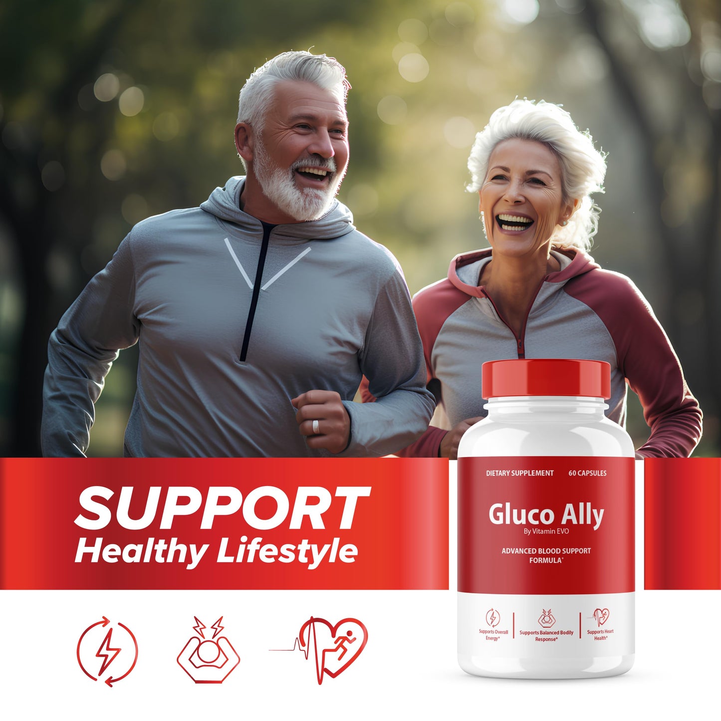 Vitamin Evo Gluco Ally Capsules 60 Count