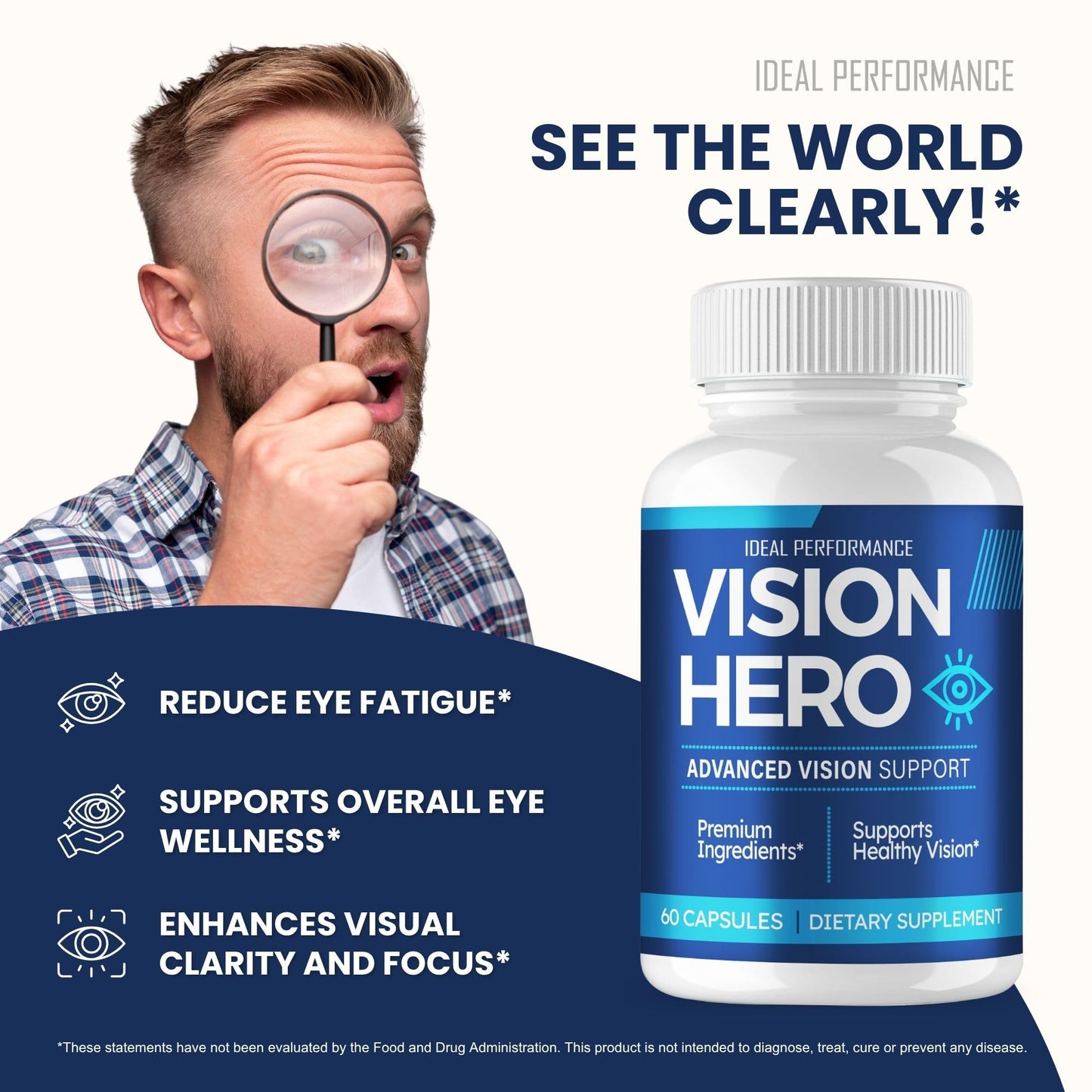 IDEAL PERFORMANCE Vision Hero Capsules 120 Count