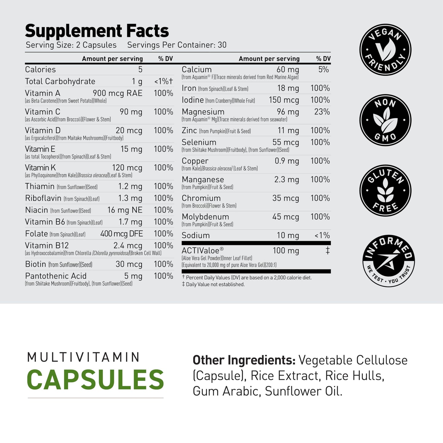 Kaged Multivitamin 60 Capsules