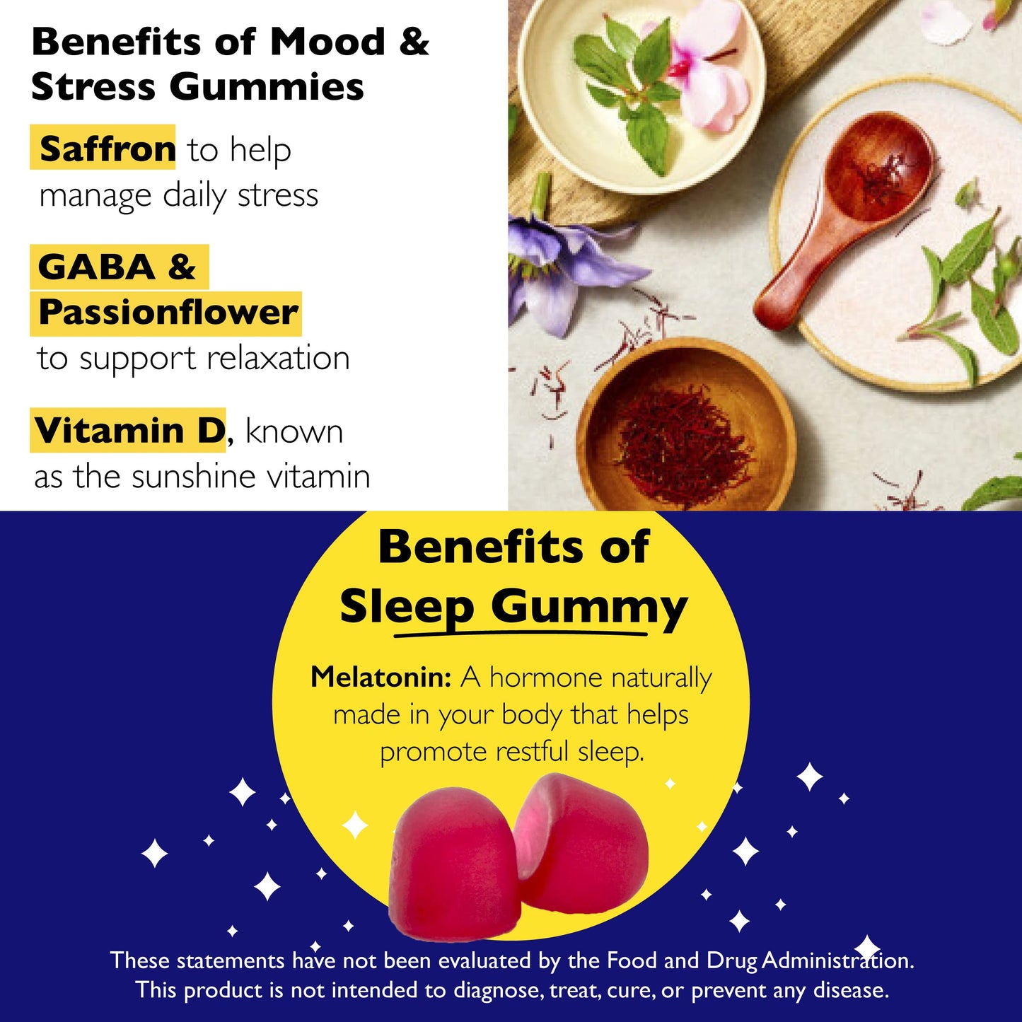 RESCUE Sleep & Mood Gummies, 120 Gummies