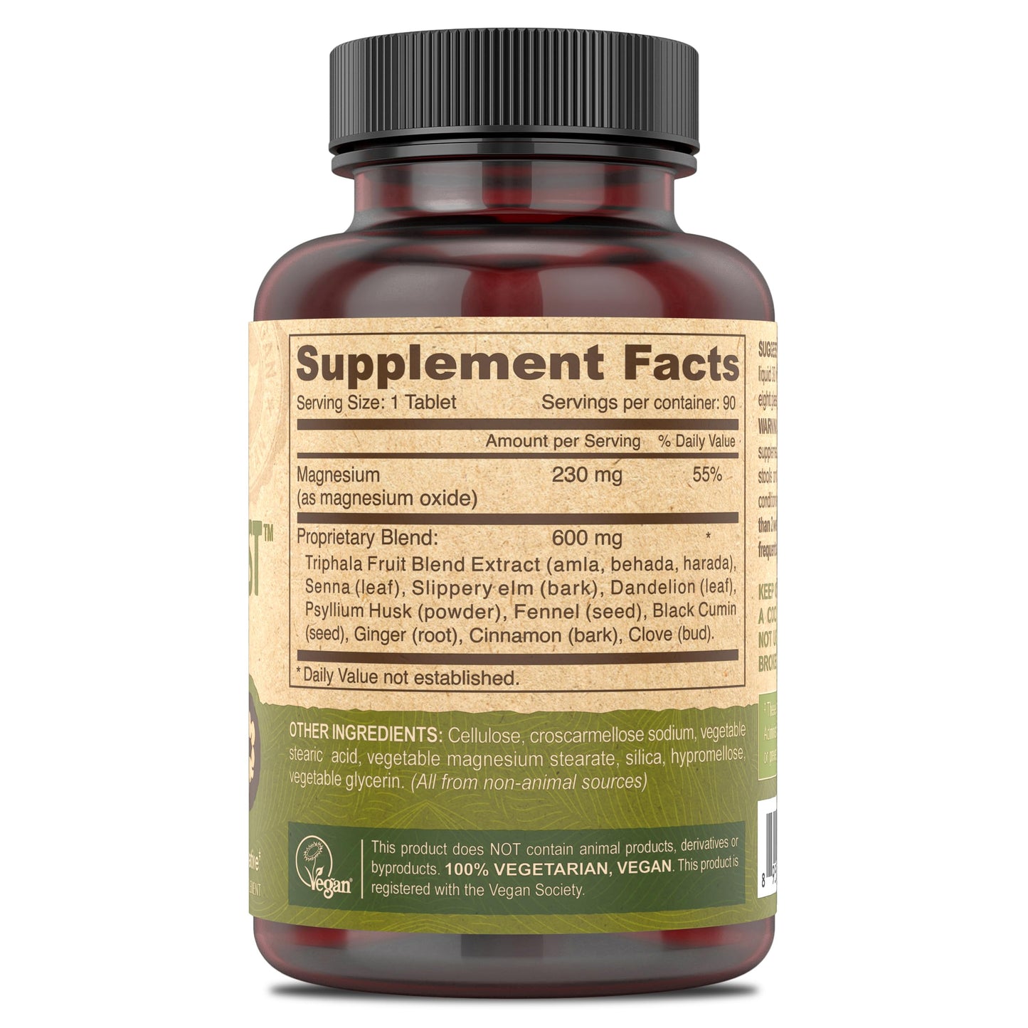 DEVA Vegan Colon Assist Tablets, 90 Count