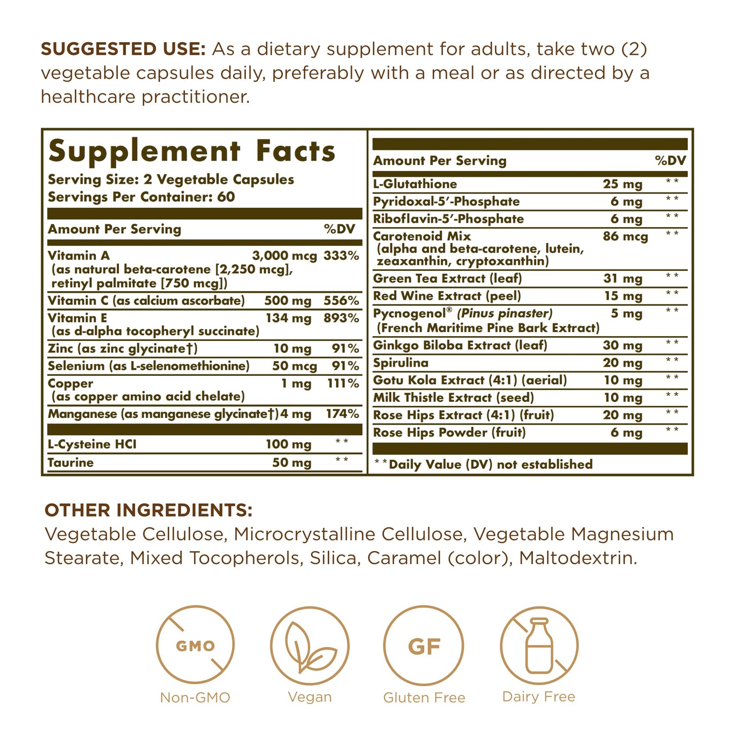 Solgar Advanced Antioxidant Formula Capsule 120