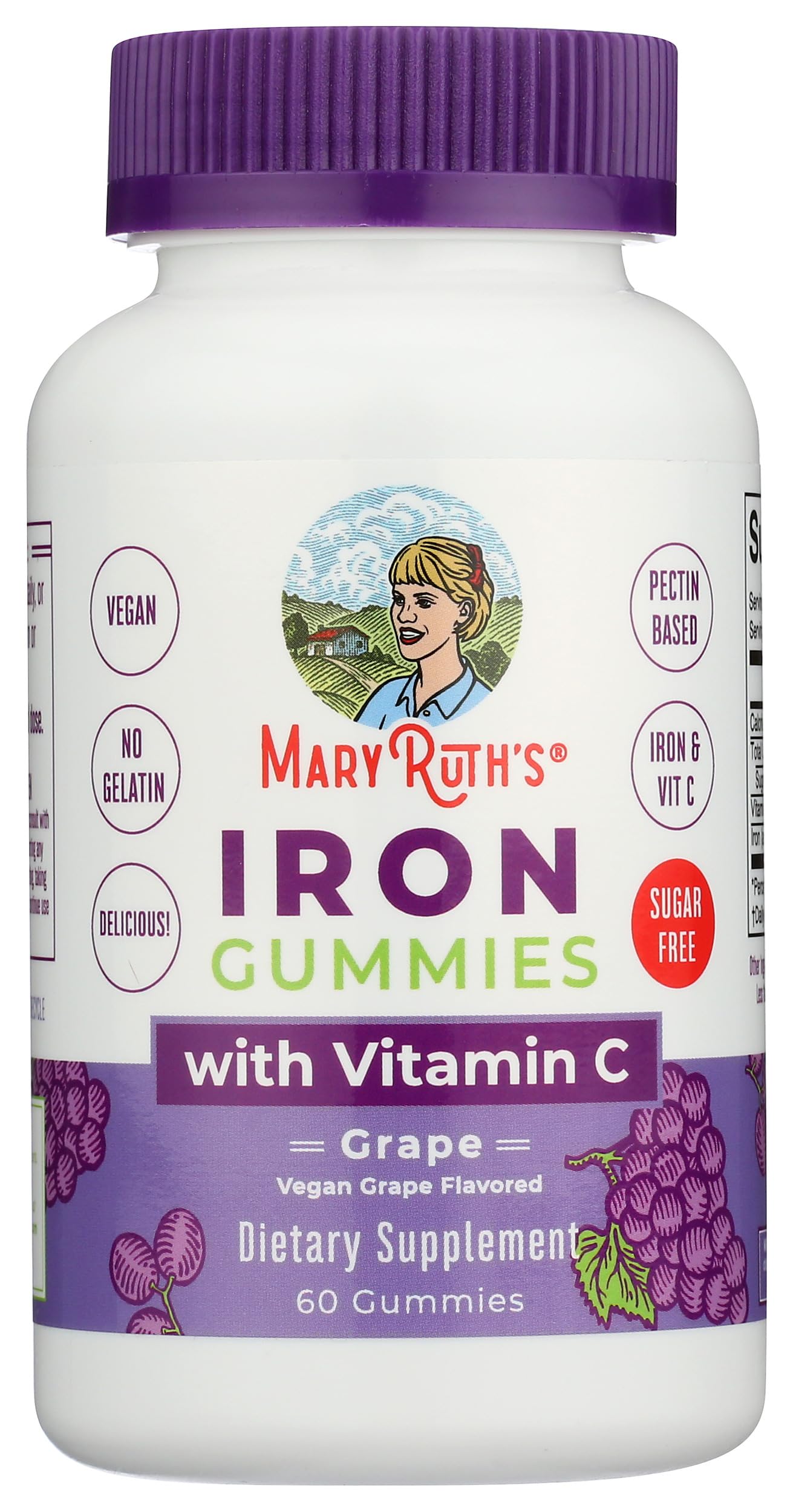 MaryRuth's Iron Gummies 60 Count