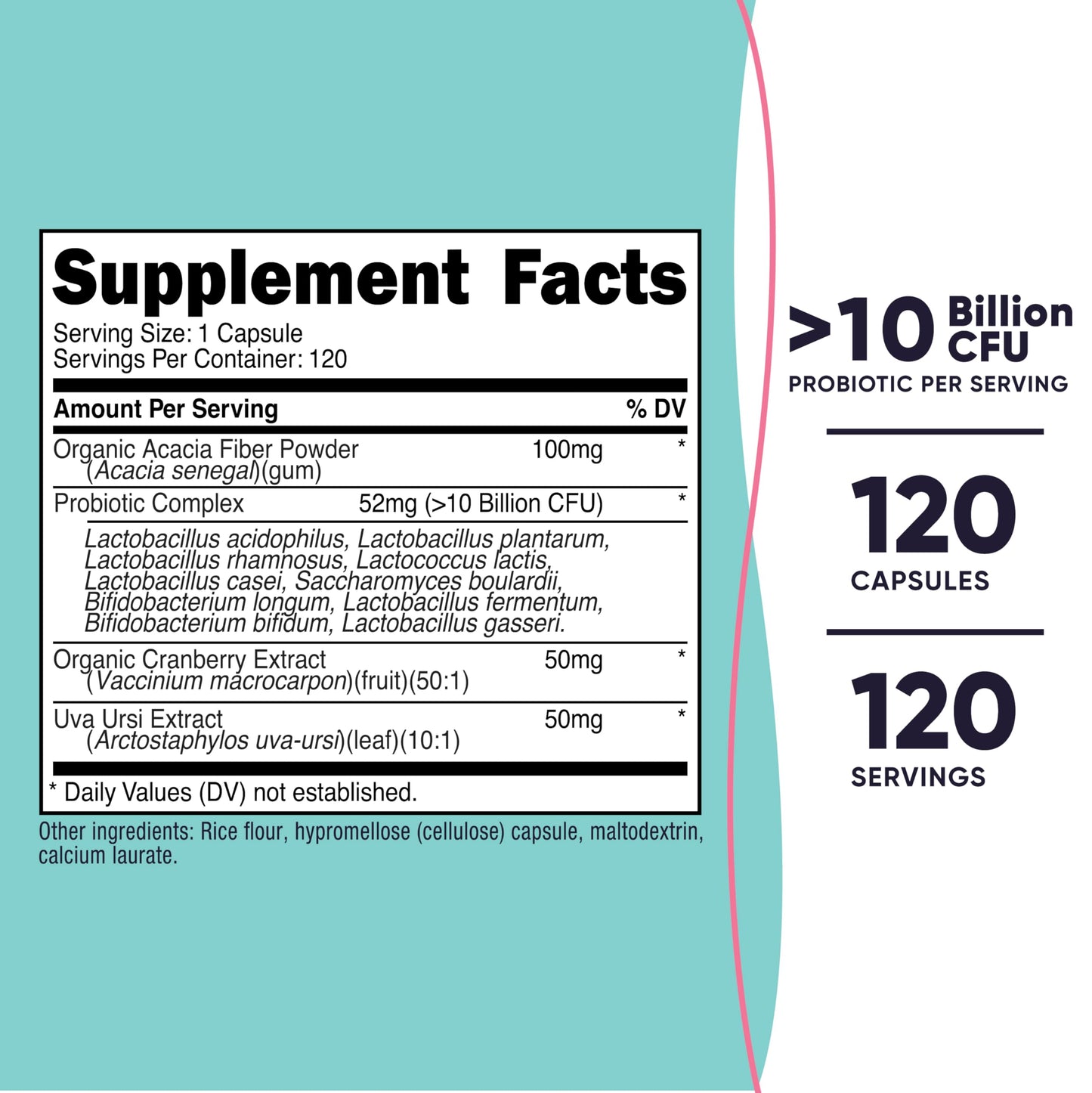 Nutricost Probiotic for Women 10 Billion CFU, 120 Capsules