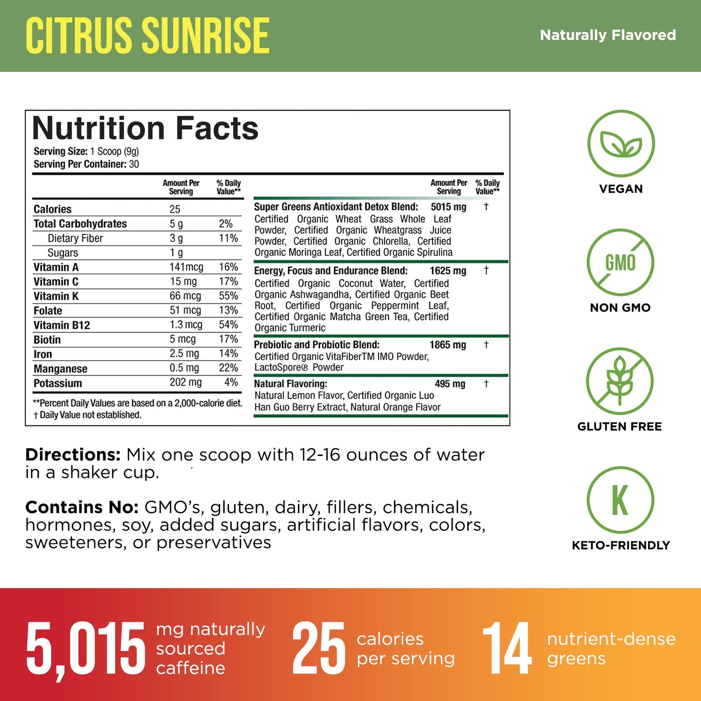 Organic Muscle Vegan Greens and Reds Superfood Powder, 2-Pack