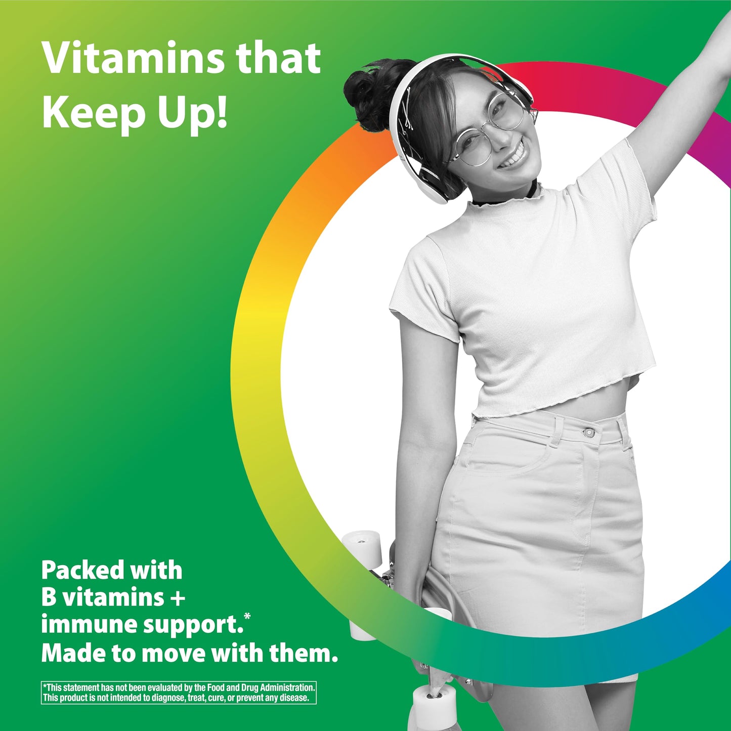 Rainbow Light Teen Multivitamin Tablet 60 Count for Boys and Girls