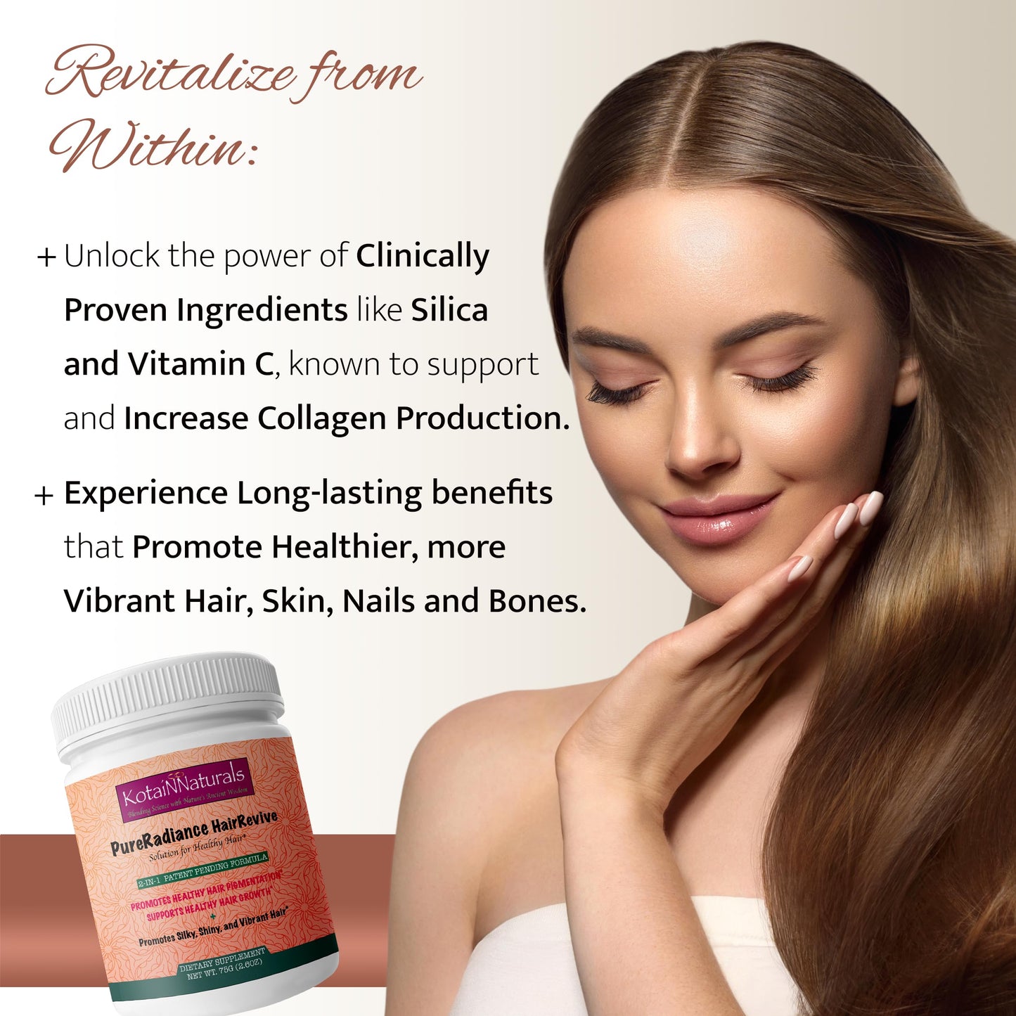 KotaiNNaturals PureRadiance Hair Revive All-In-One Elemental Formula Powder 2.6 oz