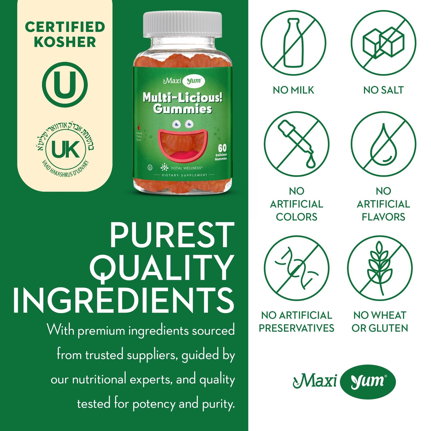 Maxi Health Multivitamin Gummies 60 Count