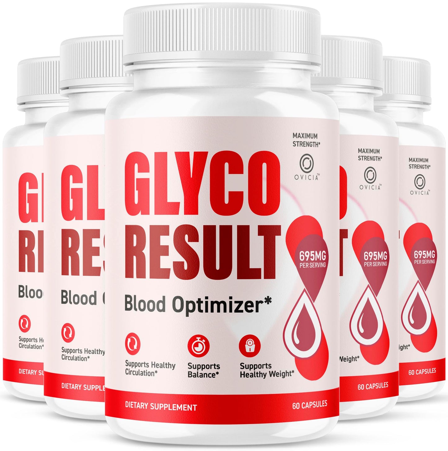 OVICIA Glyco Result Capsules 300 Capsules