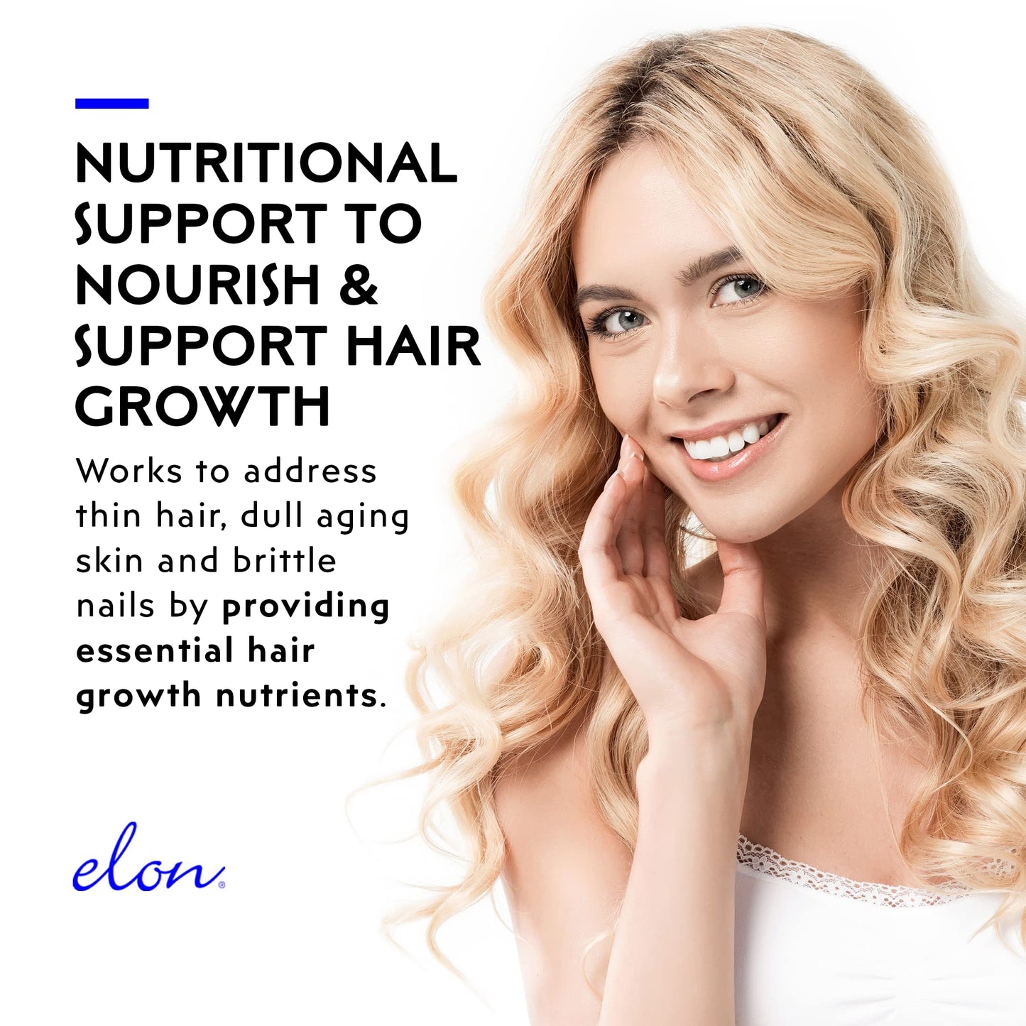 Elon Biotin Gummies for Hair Growth, 120 Count