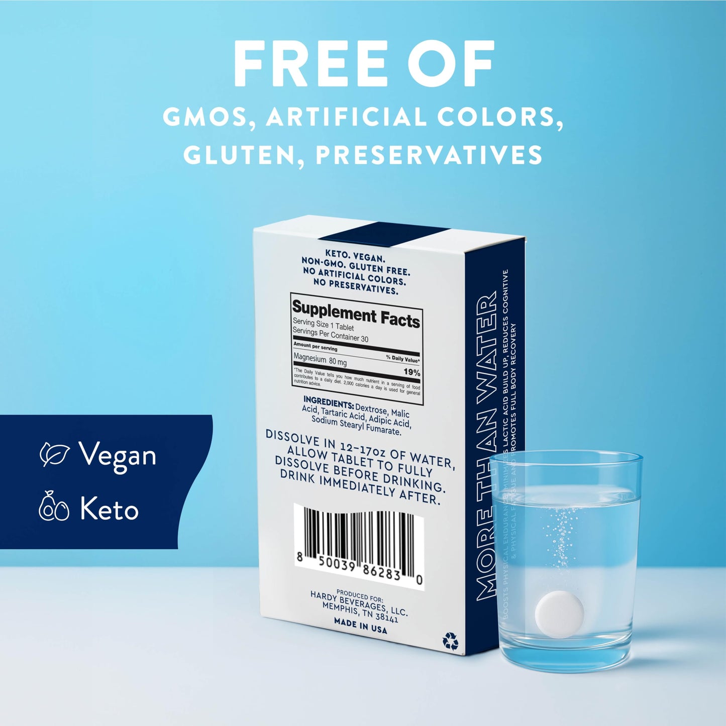 HTWO Molecular Hydrogen Water Tablet, 30 Count