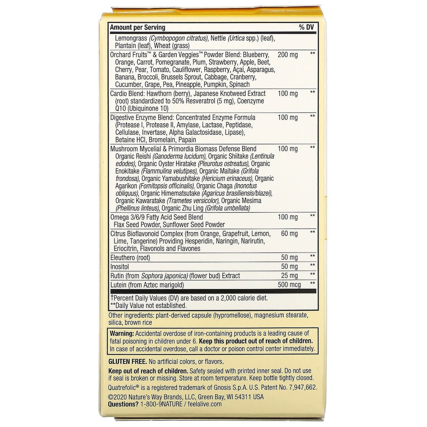 Nature's Way Alive! Max6 Daily Capsules, 90 Count