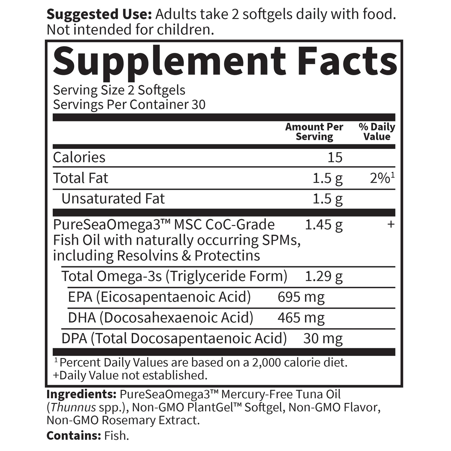Garden of Life Dr. Formulated Advanced Omega Fish Oil-Lemon, 1,290 mg EPA, DHA + DPA in Triglyceride Form, Single Source Omega 3 Supplement for Ultimate Brain & Heart Health, Non-GMO, Softgels, 360