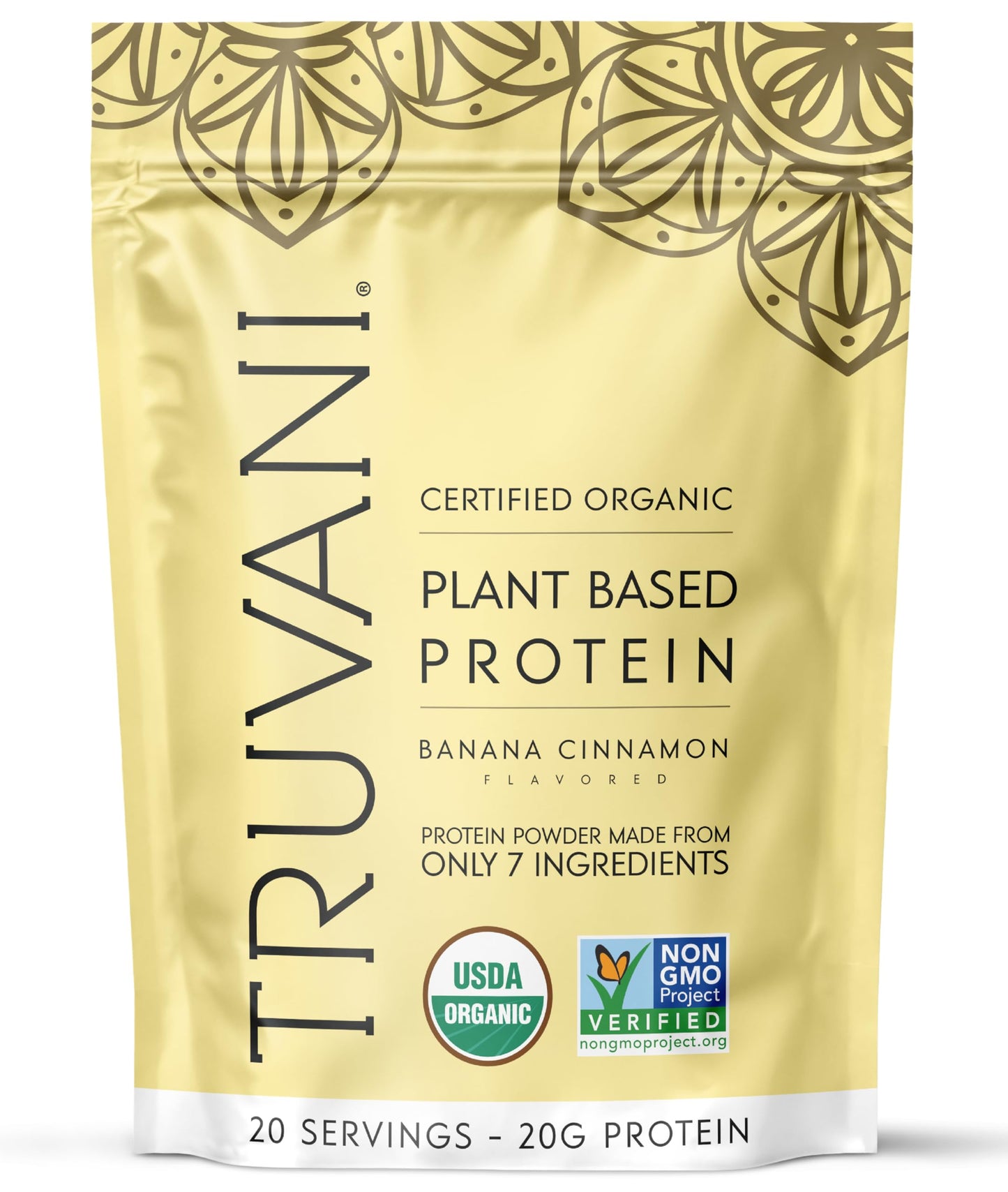 Truvani Vegan Pea Protein Powder 20 Servings
