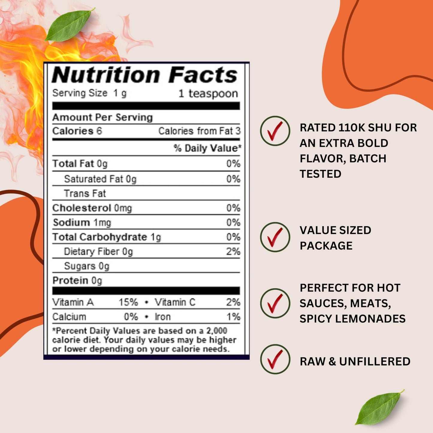 Sweet Sunnah Cayenne Pepper Powder 16 oz
