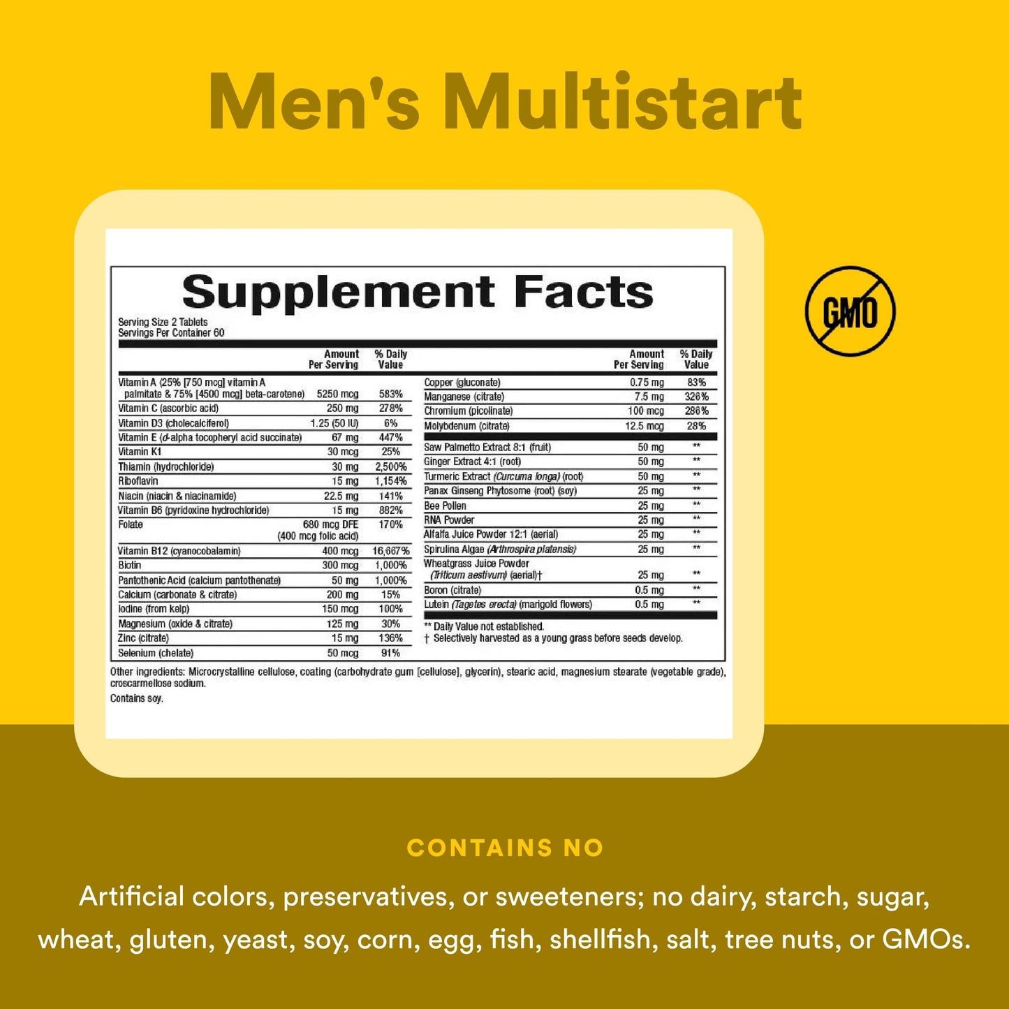 Natural Factors Dr. Murray Multistart Men's Tablets 120 Count