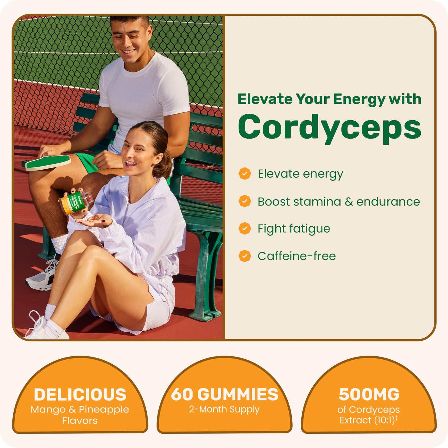 Fungies Cordyceps Mushroom Gummies, 60 Count