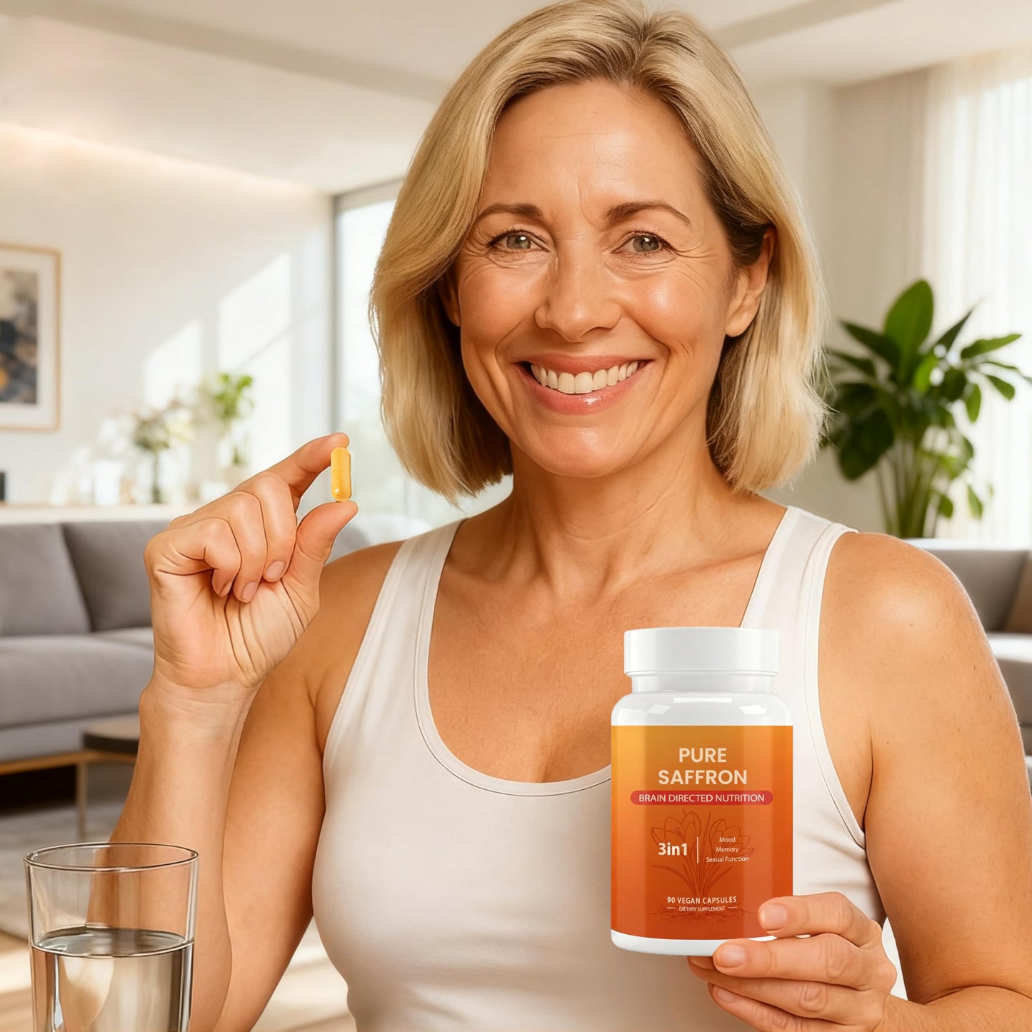 versafy Happy Saffron Capsule 1 Count