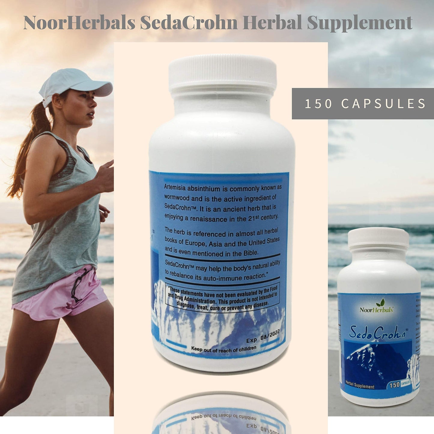 NoorHerbals SedaCrohn Capsules 150