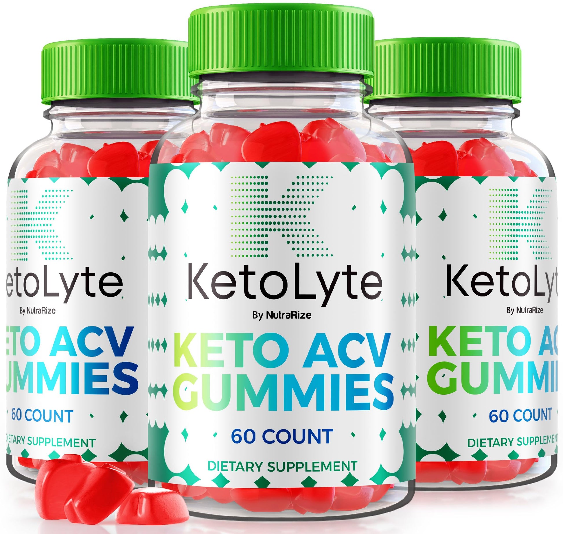 NutraRize KetoLyte Keto ACV Gummies, 180 Gummies