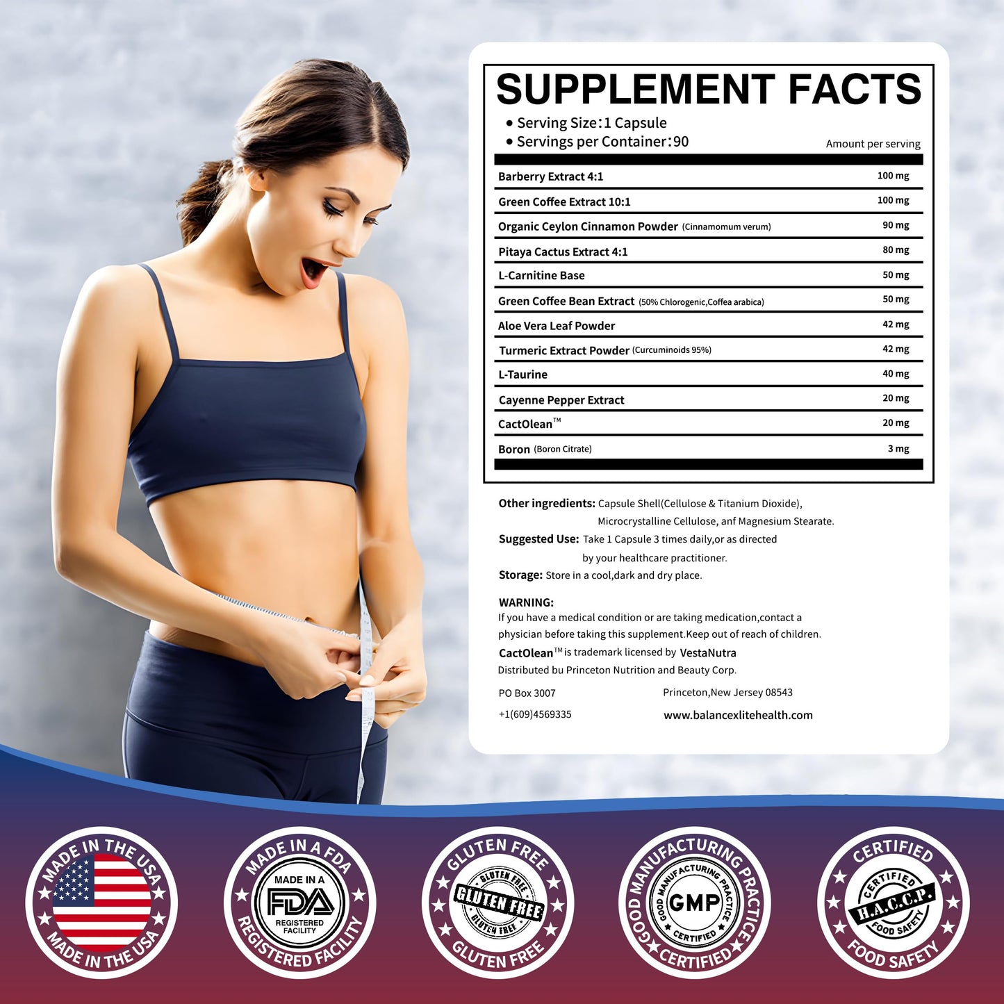 Balancexlite Plus GLP-1 Supplement Capsule 1 Count