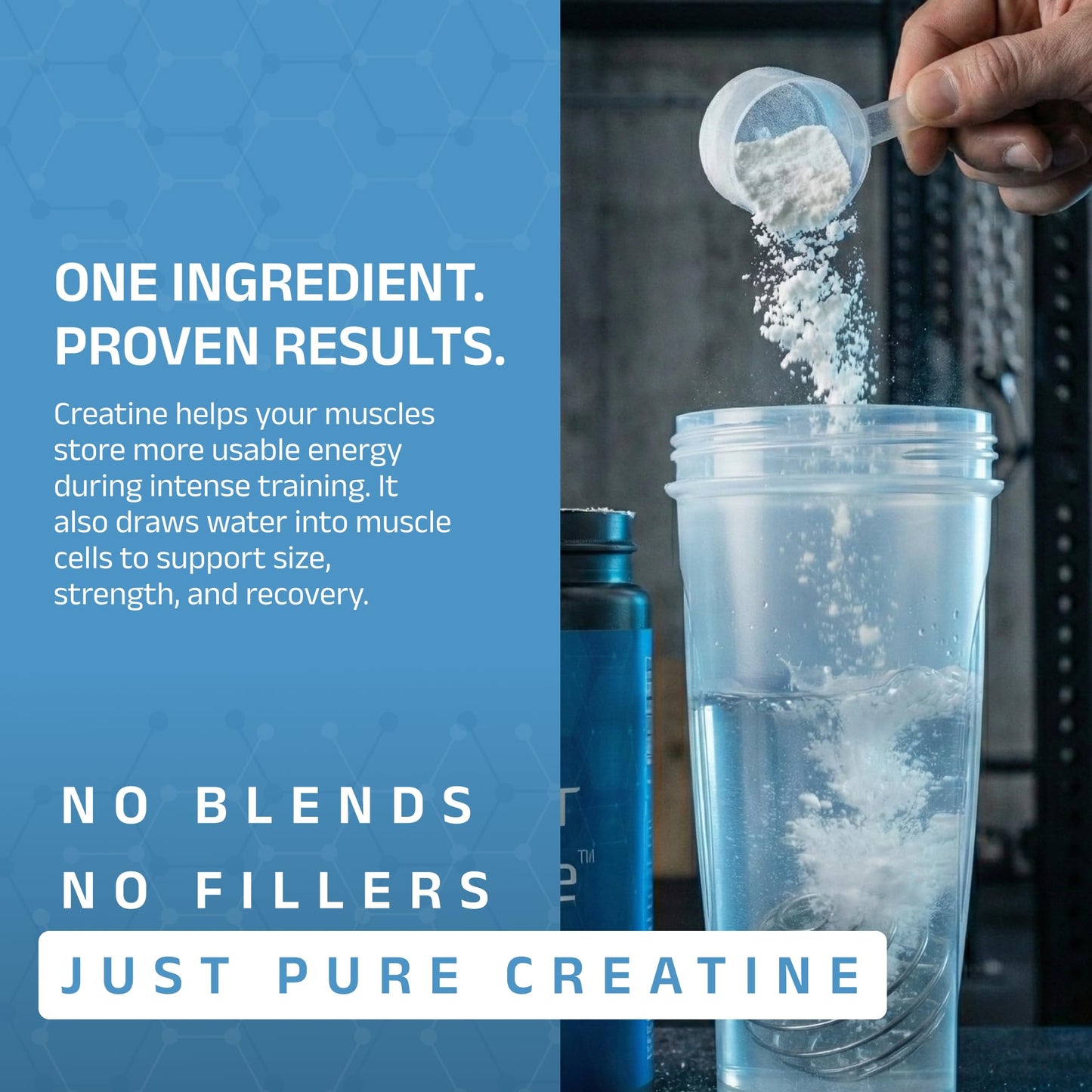 CleanForm Nutrition Purest Creatine Monohydrate Powder 25