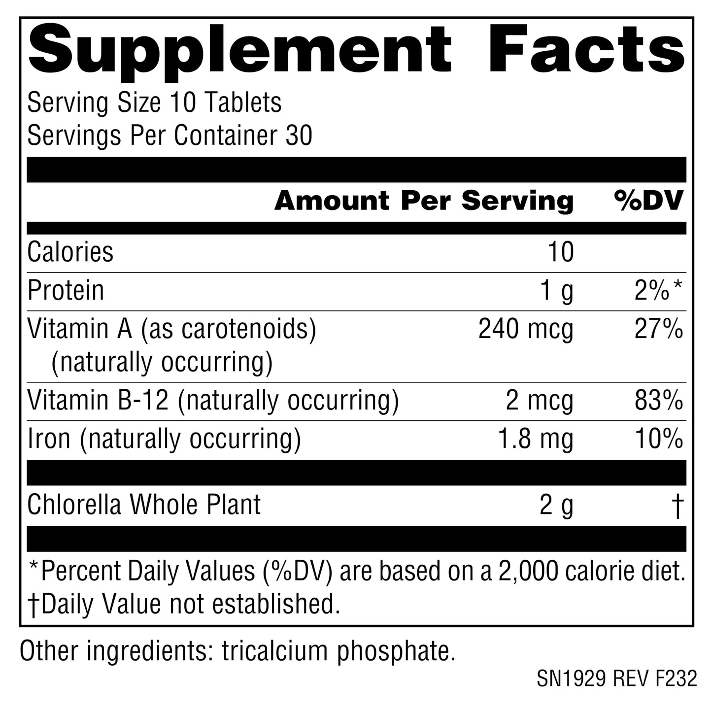 Source Naturals Yaeyama Chlorella Freshwater Green Superfood 200 mg Tablet, 300 Tablets