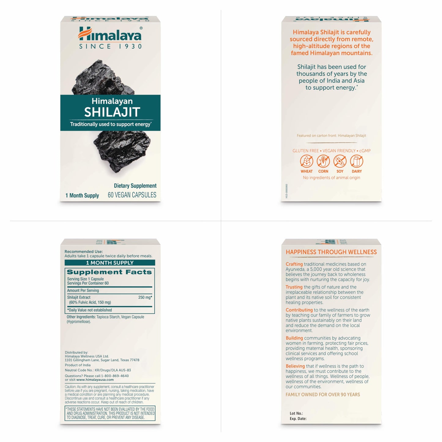 Himalaya Shilajit Capsules, 60 Capsules