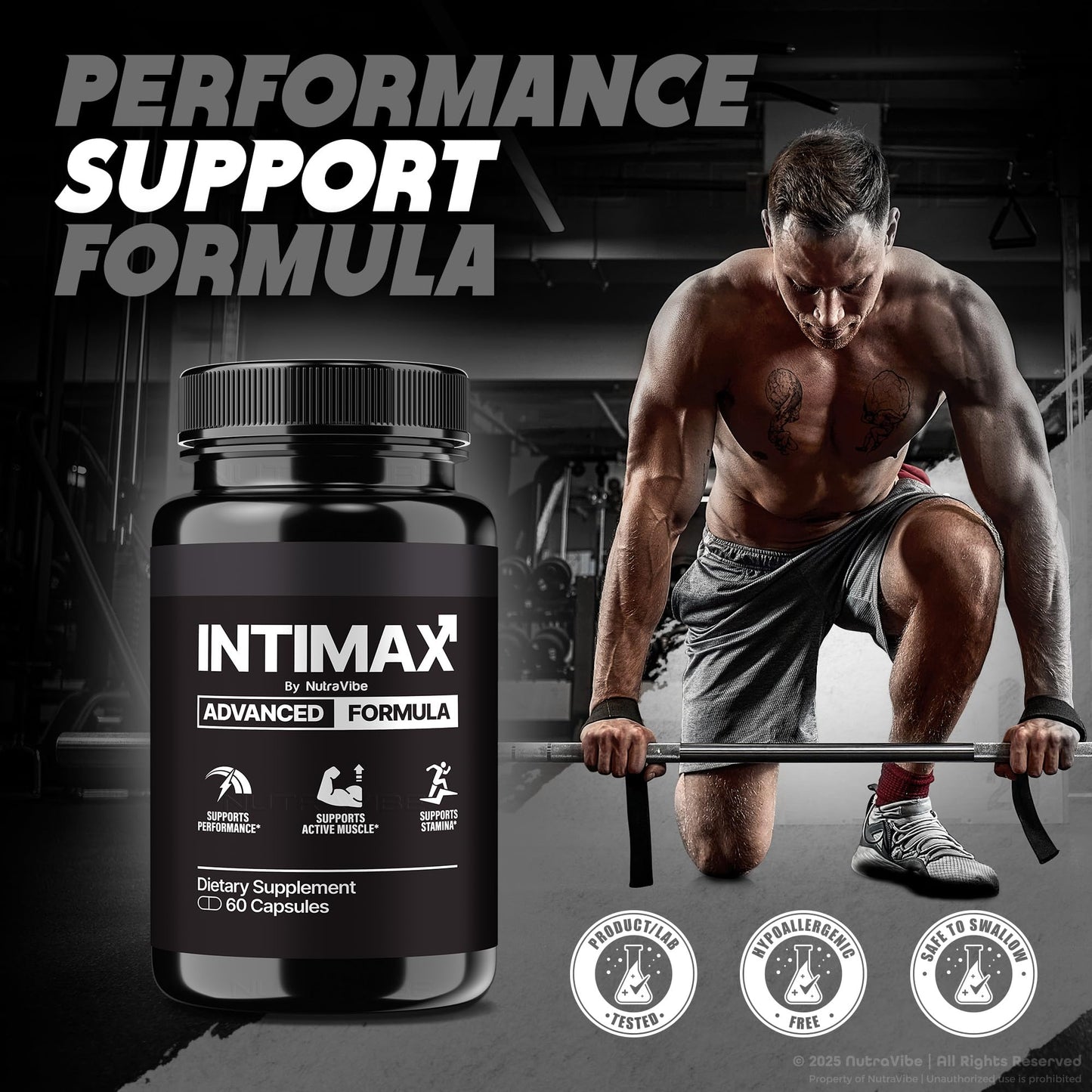 NutraVibe Intimax Capsules, 120 Capsules