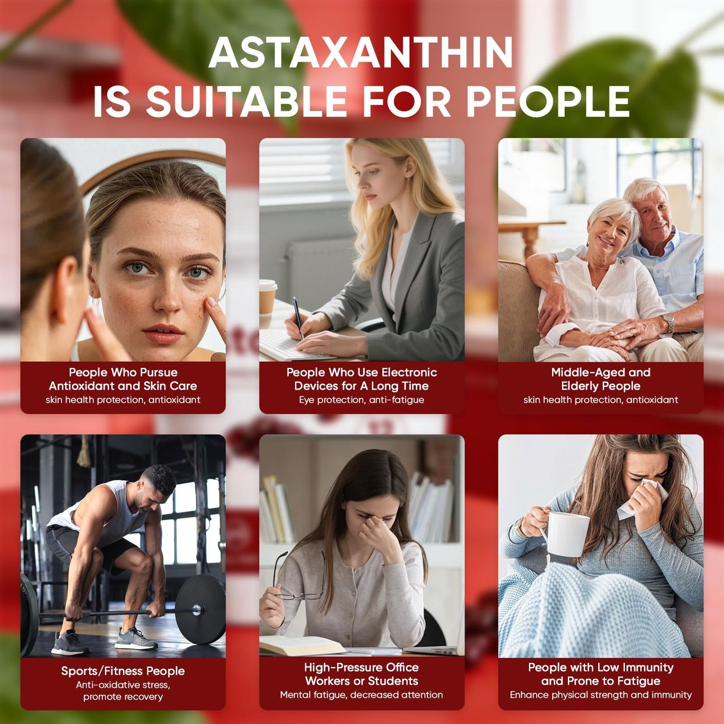 Awjsde Astaxanthin 12mg Softgels, 1 Count