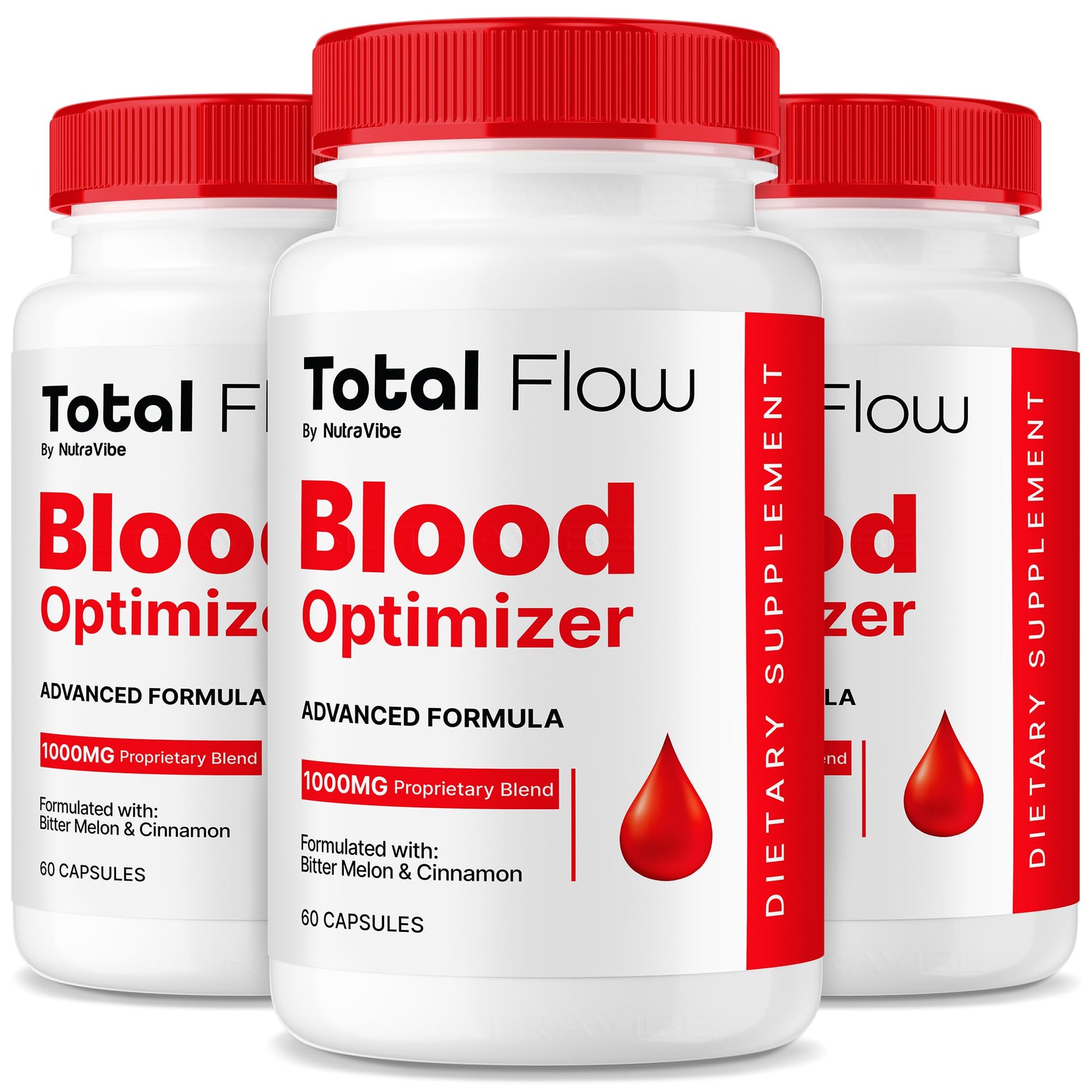 NutraVibe Total Flow Blood Balance Capsule, 180 Capsules