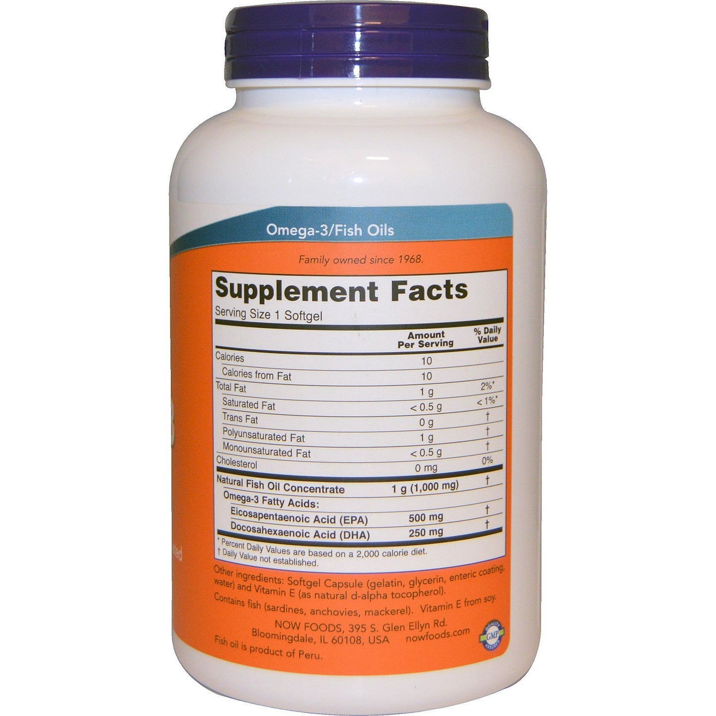 NOW Foods Ultra Omega-3 Softgels 540 Count