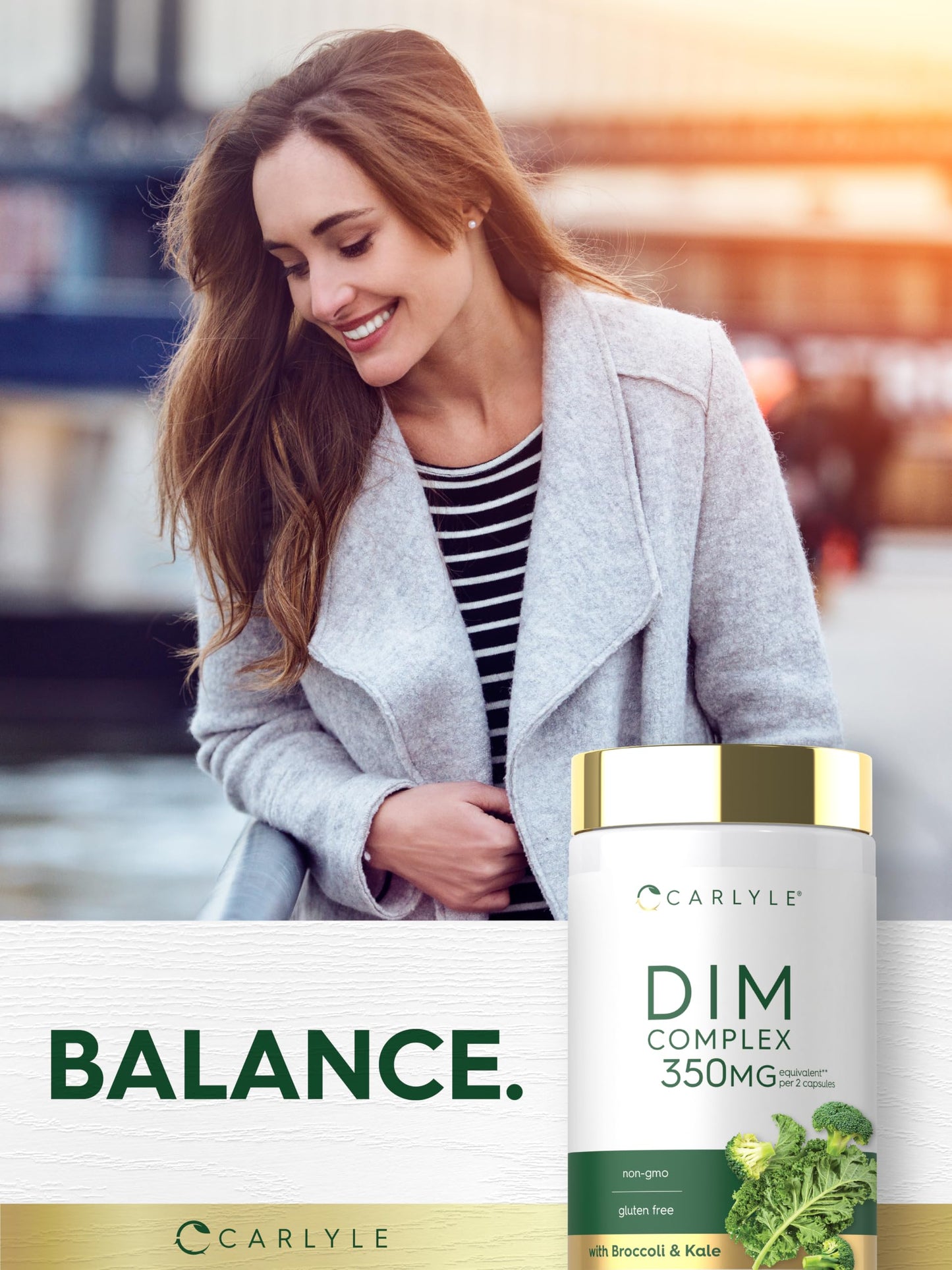 Carlyle DIM Supplement for Women & Men Capsule 200 Count