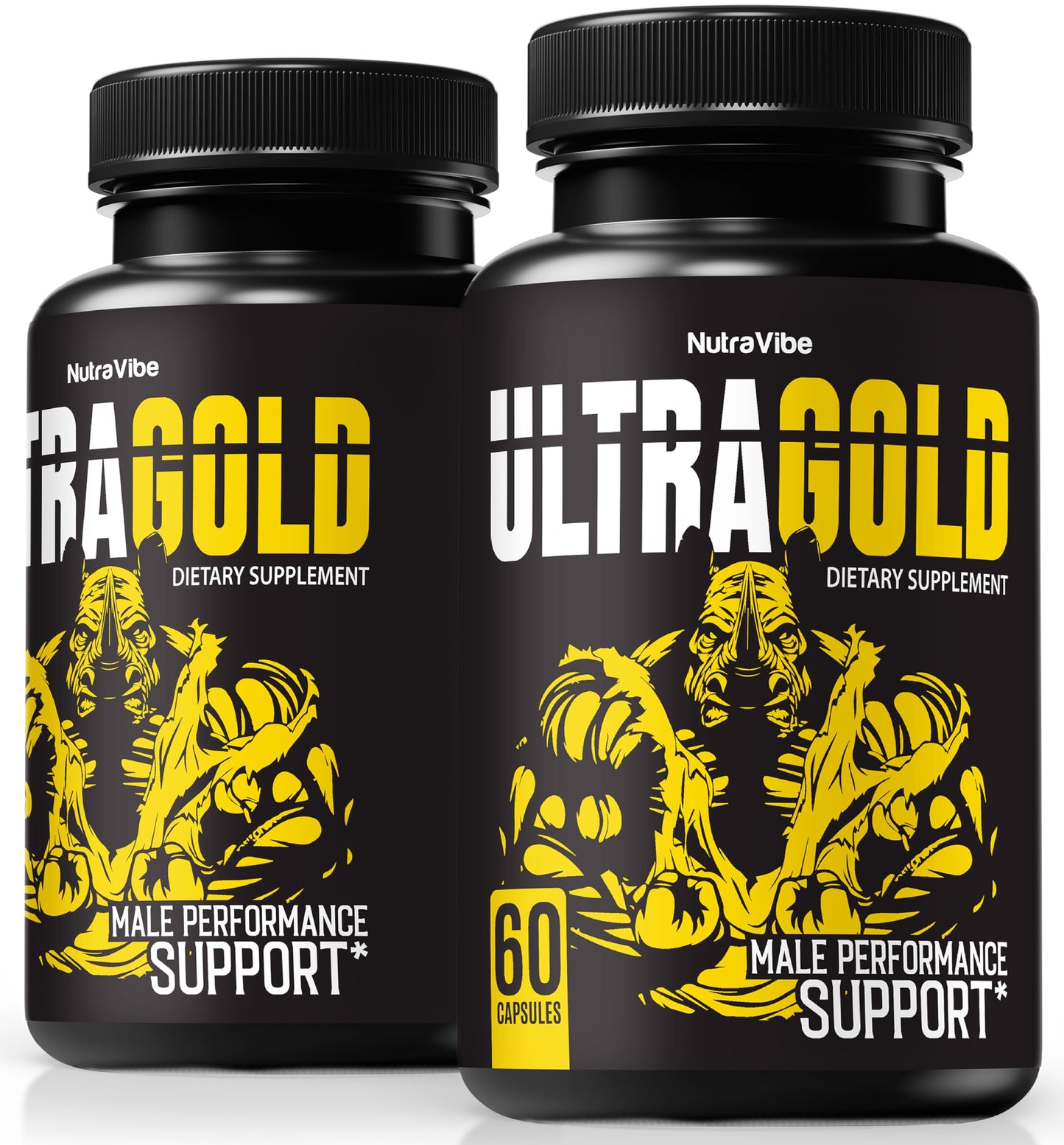 NutraVibe Ultra Gold Pills for Men 120 Capsules