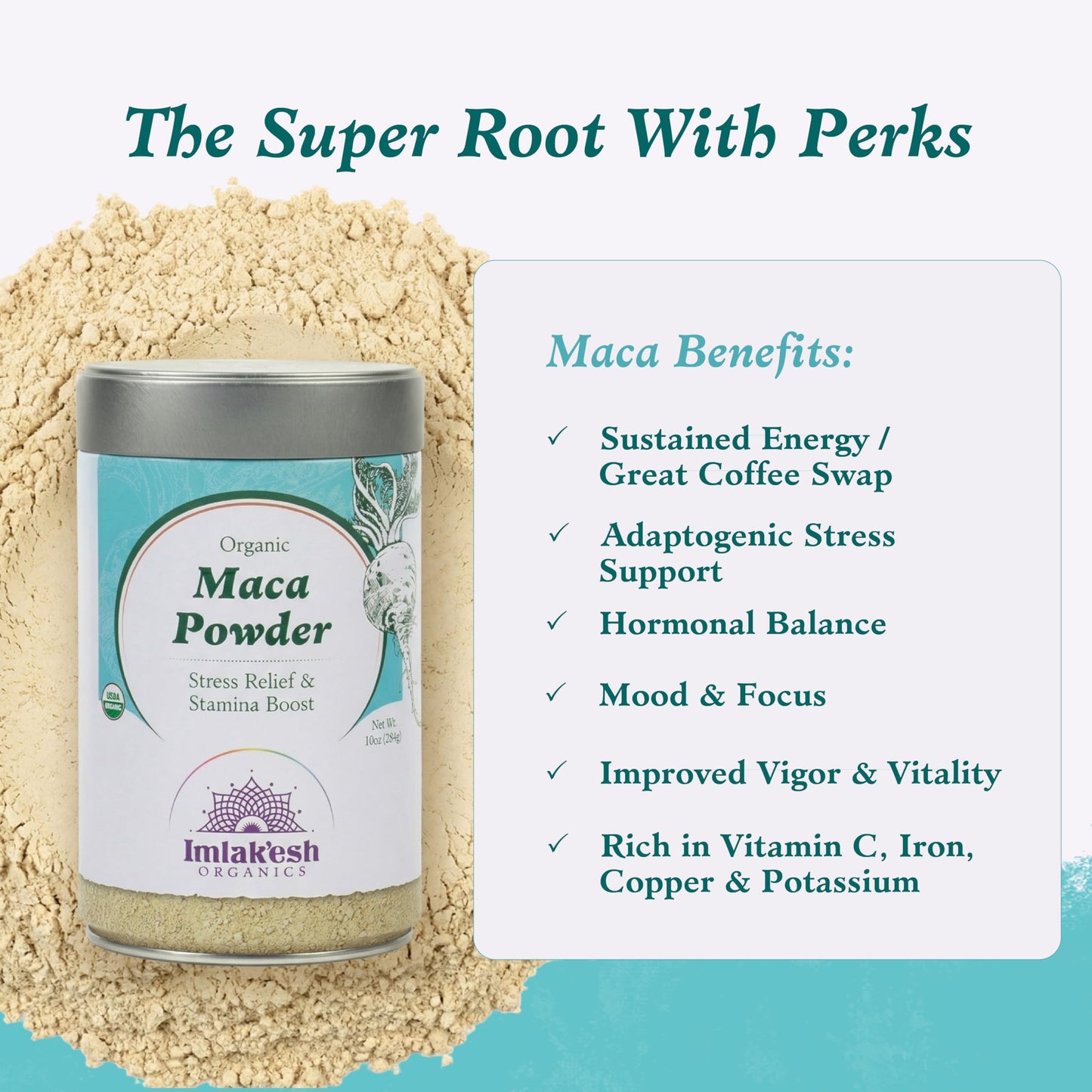 Imlak'esh Organics Maca Powder 10