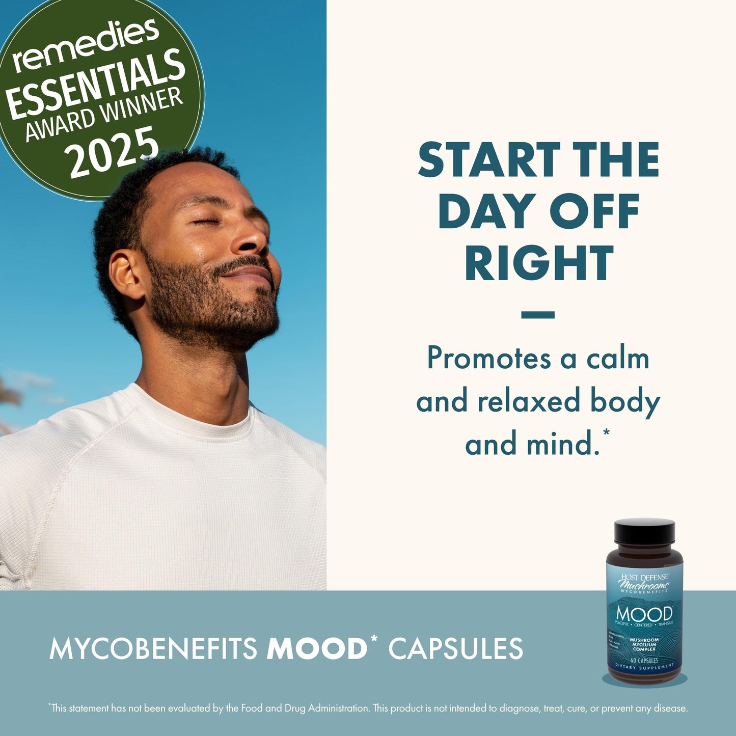 Host Defense MycoBenefits Mood Capsules 60 Count